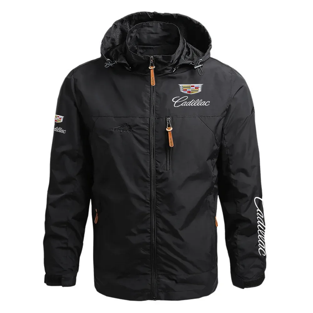 Cadillac Exclusive Logo Waterproof Outdoor Jacket Detachable Hood OUFAWOJ0819CDZ – Cadillac Jacket