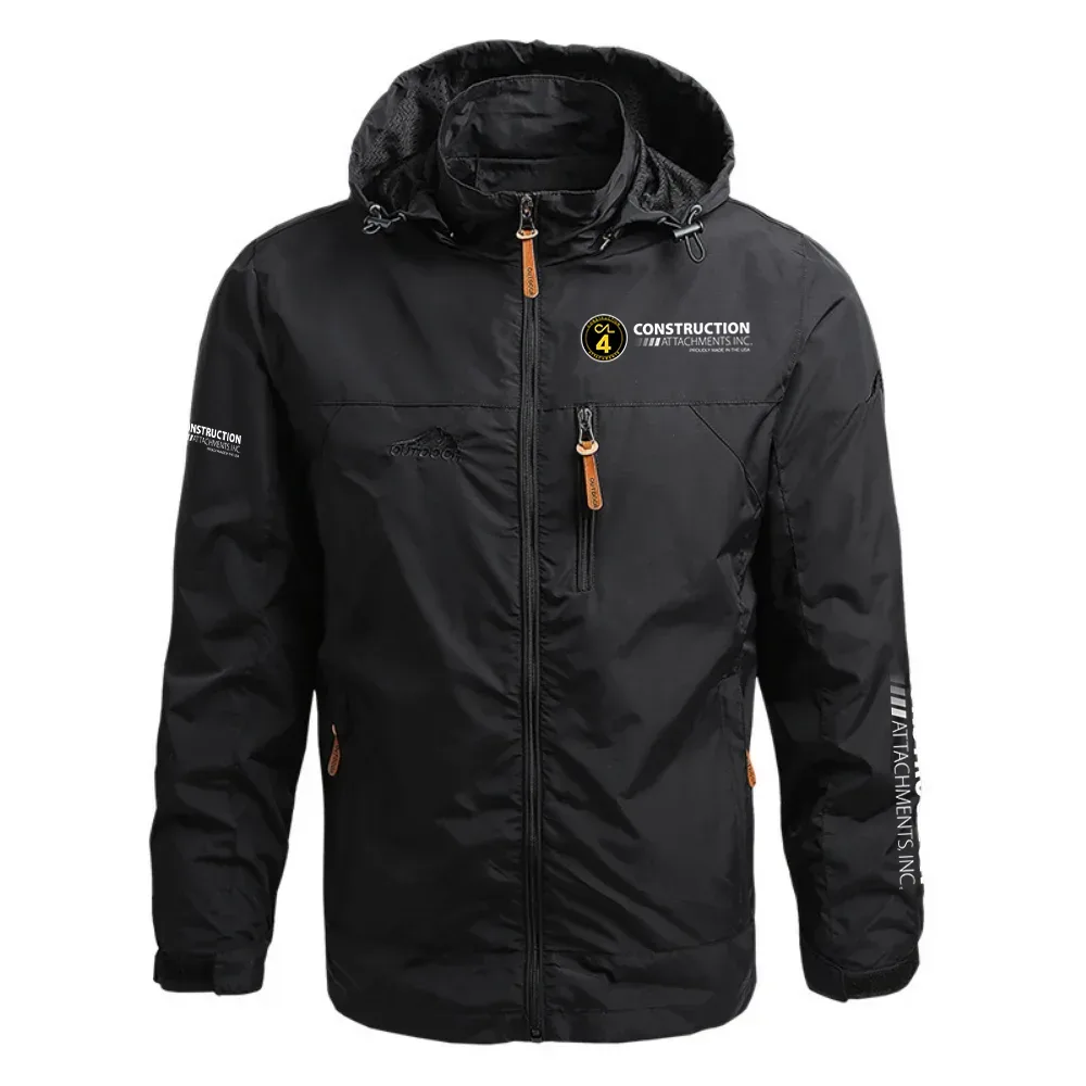 Construction Attachments Inc Exclusive Logo Waterproof Outdoor Jacket Detachable Hood OUFAWOJ0819COZ – Construction Attachments Inc Gift