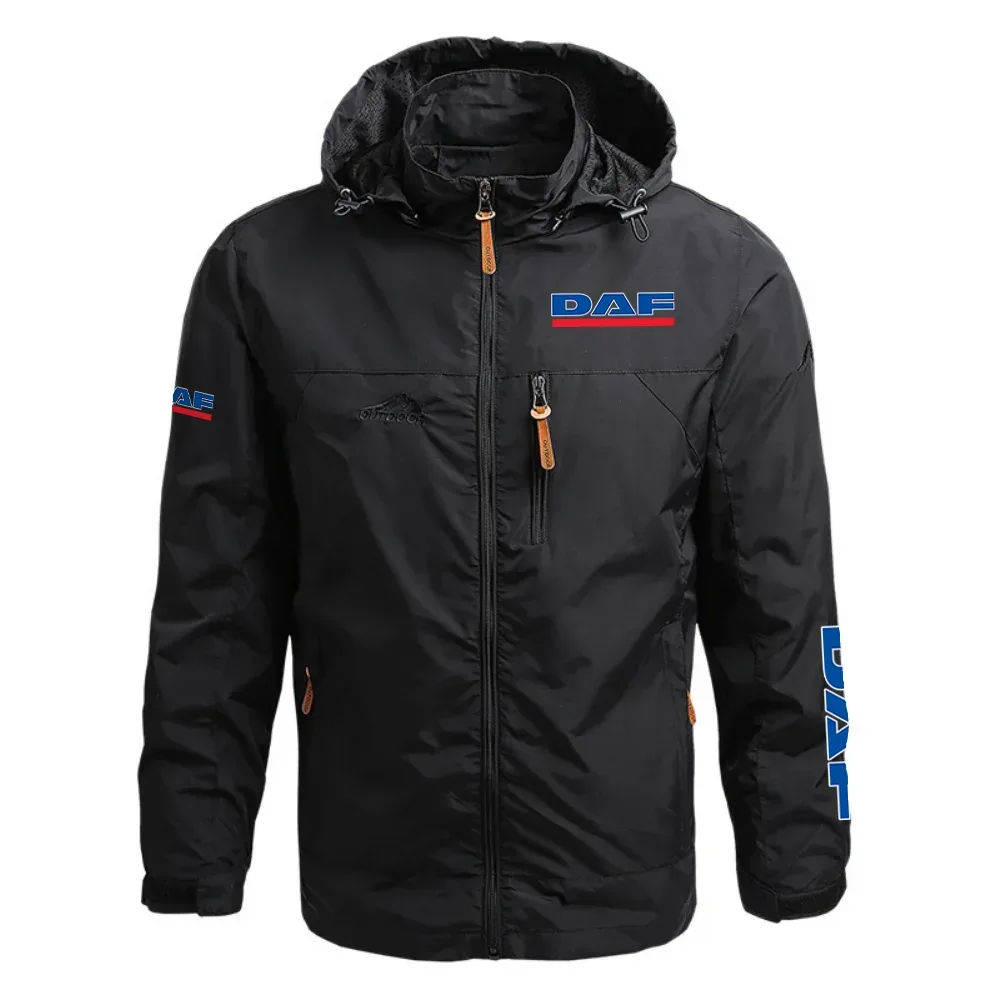 DAF Trucks Exclusive Logo Waterproof Outdoor Jacket Detachable Hood OUFAWOJ0819DAZ – DAF Trucks Gift