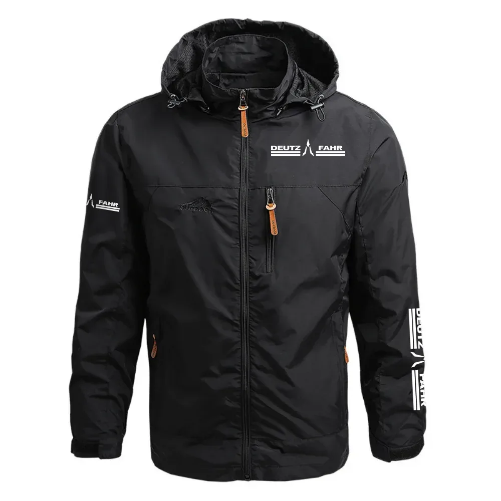 Deutz-Fahr Exclusive Logo Waterproof Outdoor Jacket Detachable Hood OUFAWOJ0819DFZ – Deutz-Fahr Gift