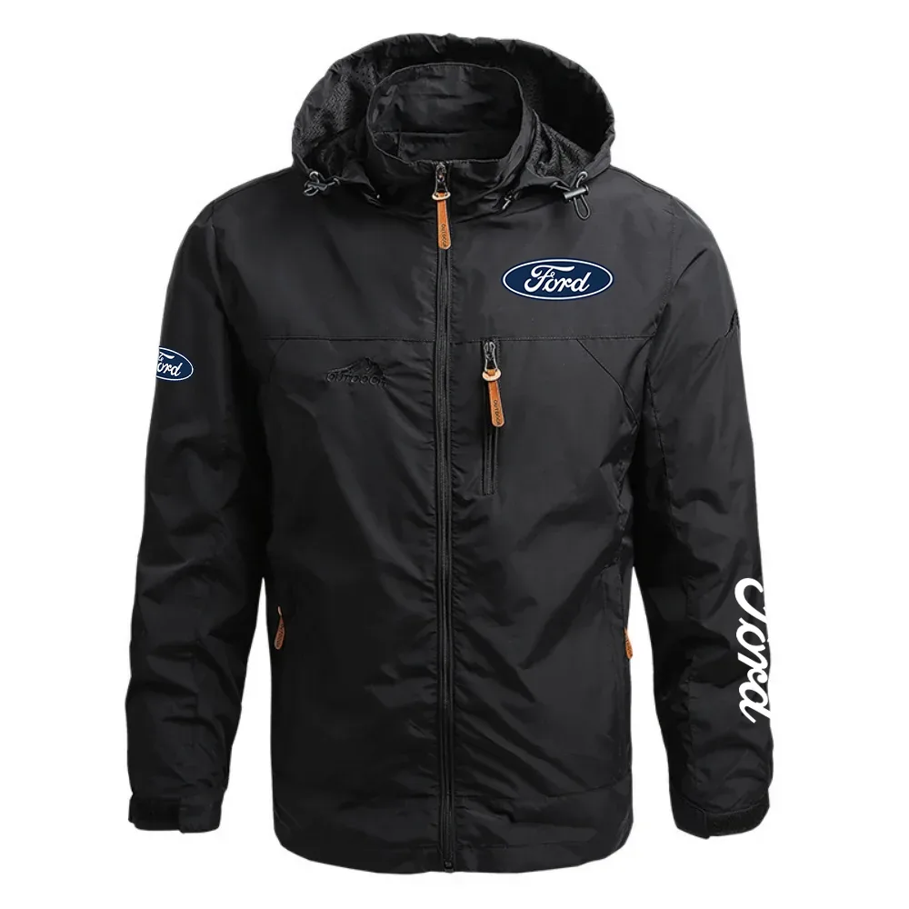 Ford Exclusive Logo Waterproof Outdoor Jacket Detachable Hood OUFAWOJ0819F1Z – Ford Gift