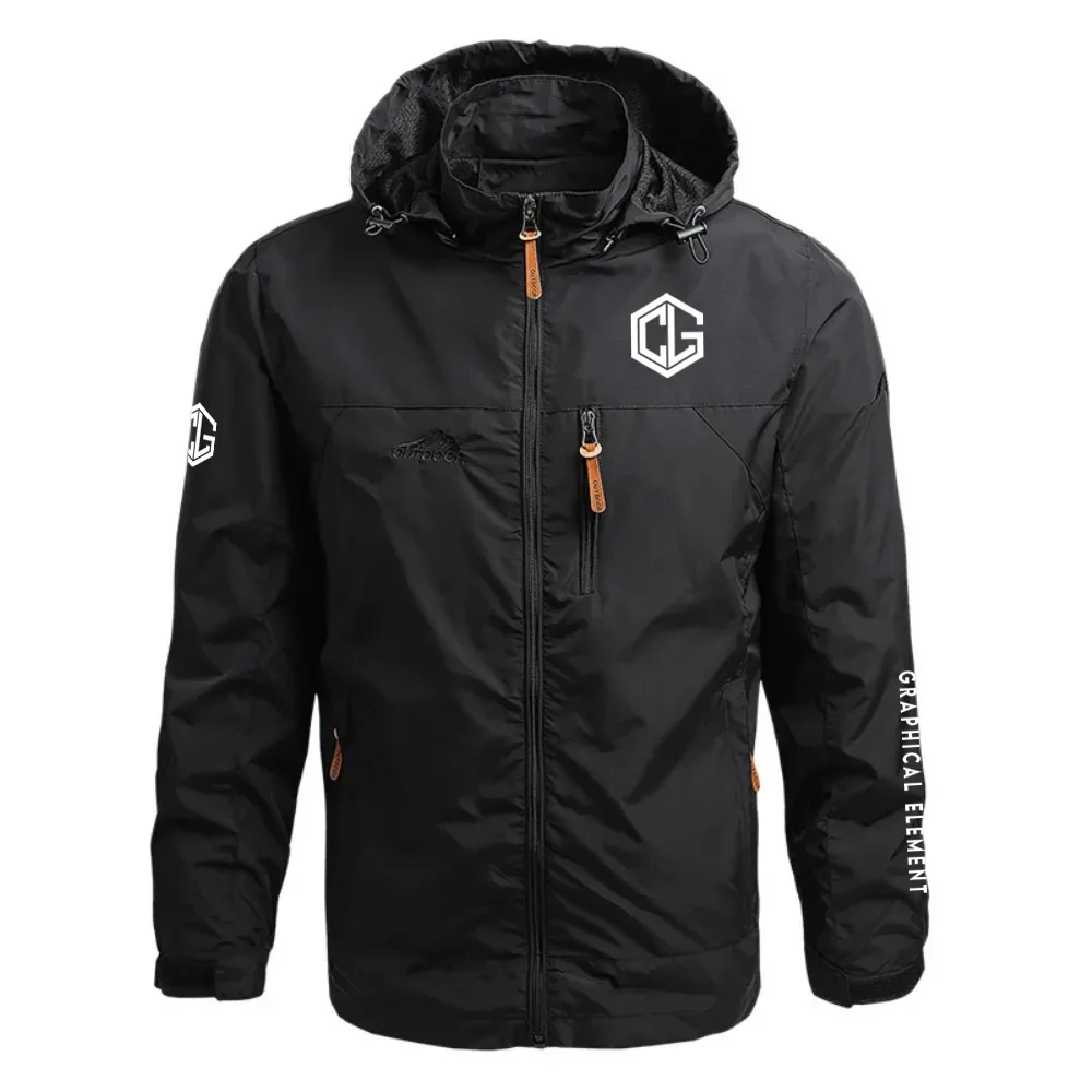 Graphical Element Exclusive Logo Waterproof Outdoor Jacket Detachable Hood OUFAWOJ0819GEZ – Graphical Element Gift Graphical Element Exclusive Logo Waterproof Outdoor Jacket Detachable Hood OUFAWOJ0819GEZ – Graphical Element Gift