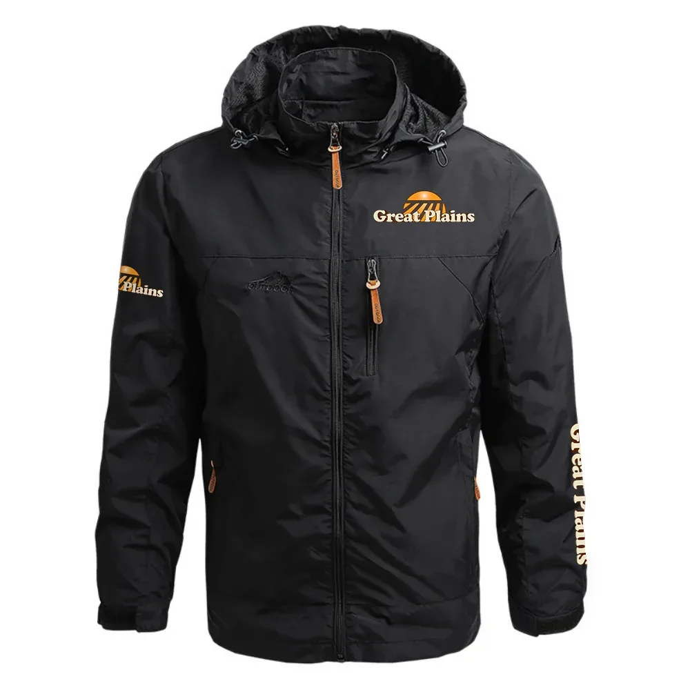 Great Plains Exclusive Logo Waterproof Outdoor Jacket Detachable Hood OUFAWOJ0819GPZ – Great Plains Gift