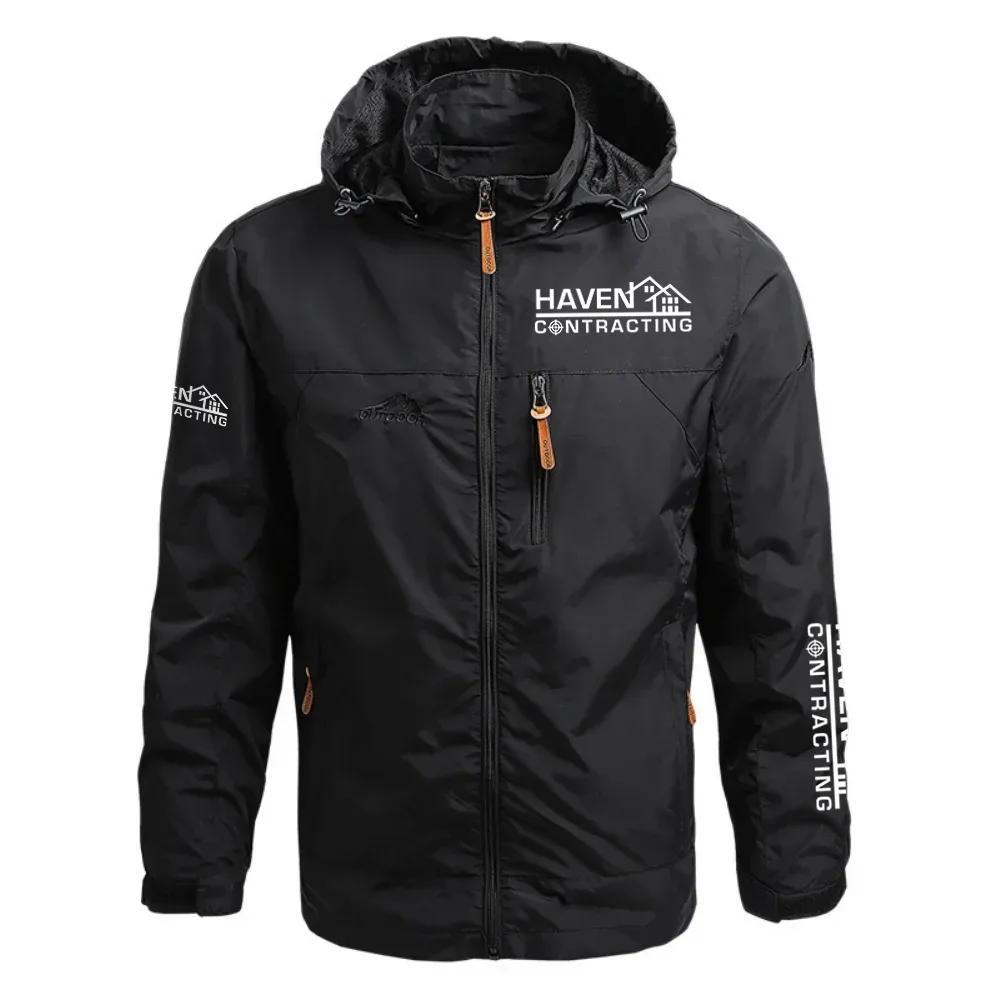 Haven Contracting Exclusive Logo Waterproof Outdoor Jacket Detachable Hood OUFAWOJ0819HCZ – Haven Contracting Gift Haven Contracting Exclusive Logo Waterproof Outdoor Jacket Detachable Hood OUFAWOJ0819HCZ – Haven Contracting Gift