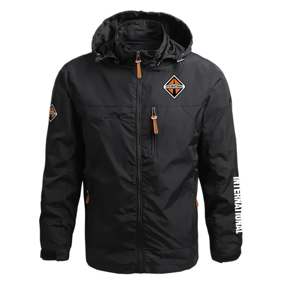 International Trucks Exclusive Logo Waterproof Outdoor Jacket Detachable Hood OUFAWOJ0819INZ – International Trucks Gift