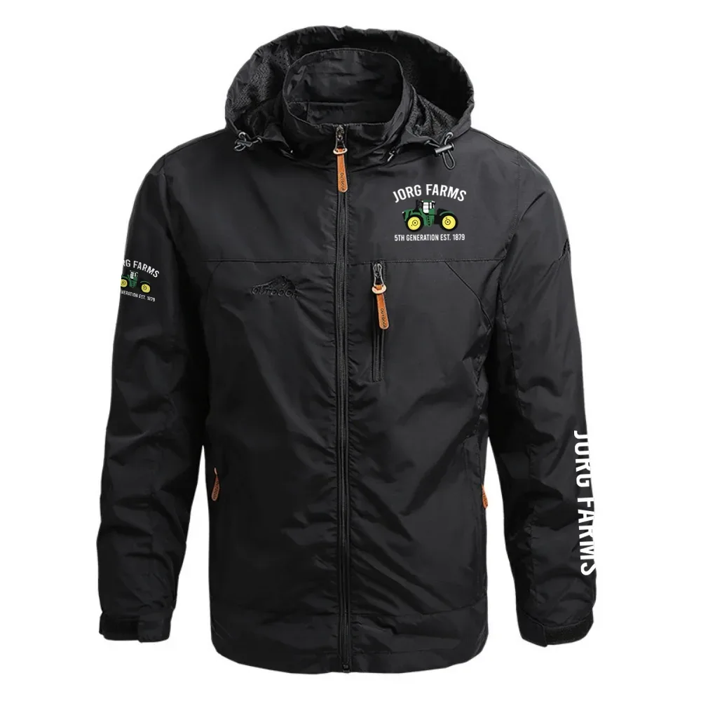 Jorg Farms Exclusive Logo Waterproof Outdoor Jacket Detachable Hood OUFAWOJ0819JF2Z – Jorg Farms Gift