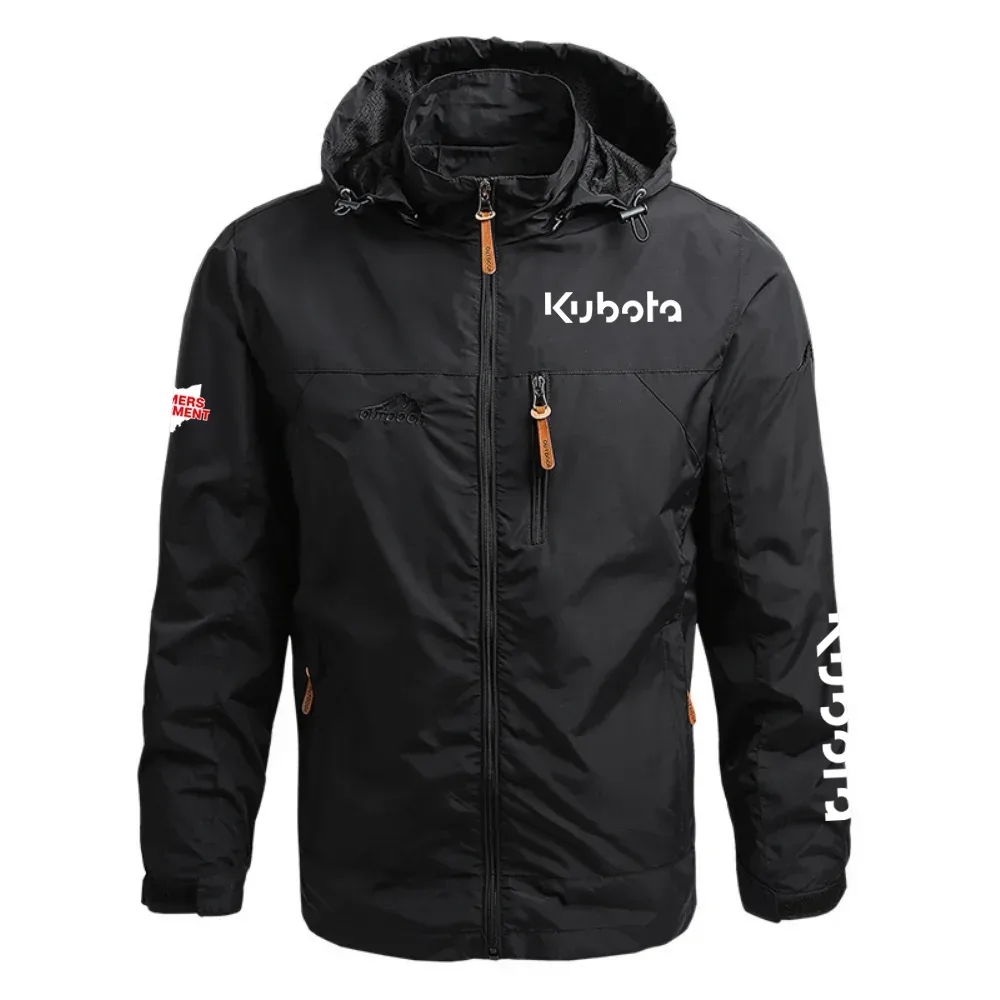 Kubota Farmers Equipment Exclusive Logo Waterproof Outdoor Jacket Detachable Hood OUFAWOJ0819KBTZ – Kubota Farmers Equipment Gift