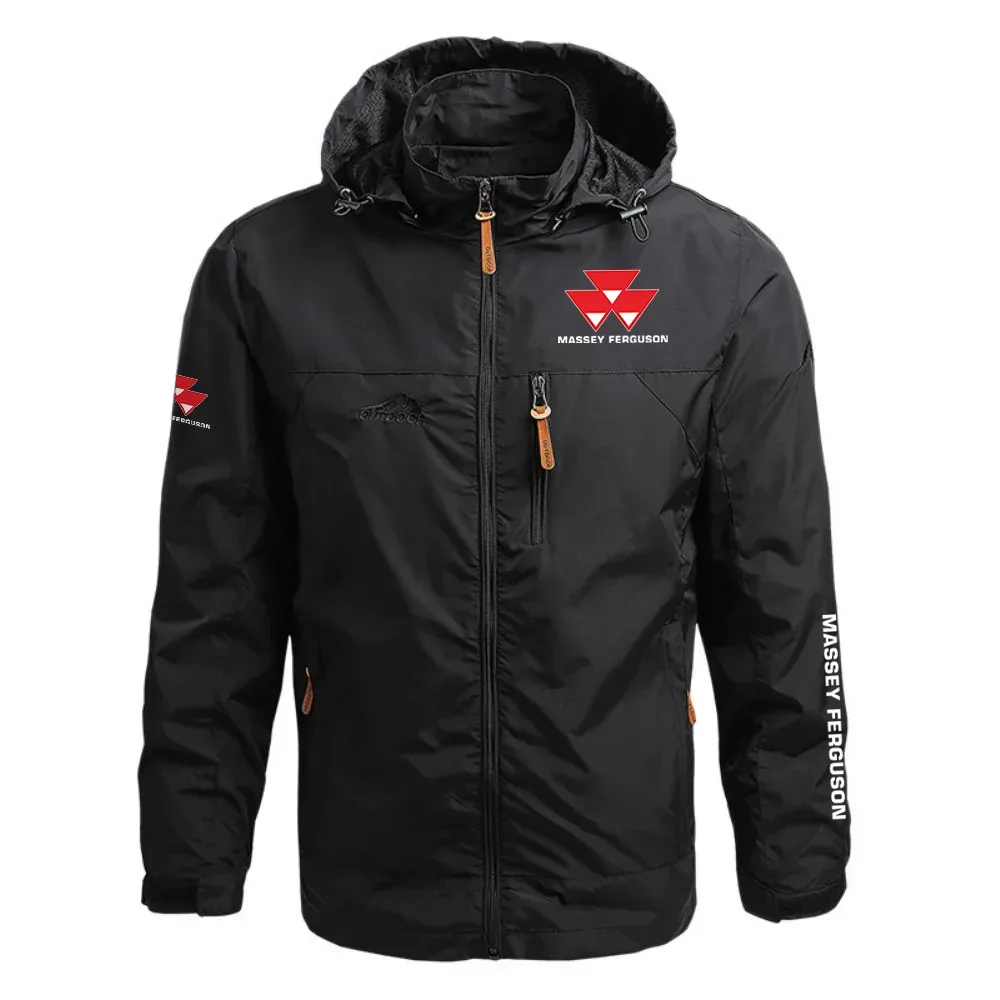 Massey Ferguson Exclusive Logo Waterproof Outdoor Jacket Detachable Hood OUFAWOJ0819MFZ – Massey Ferguson Gift