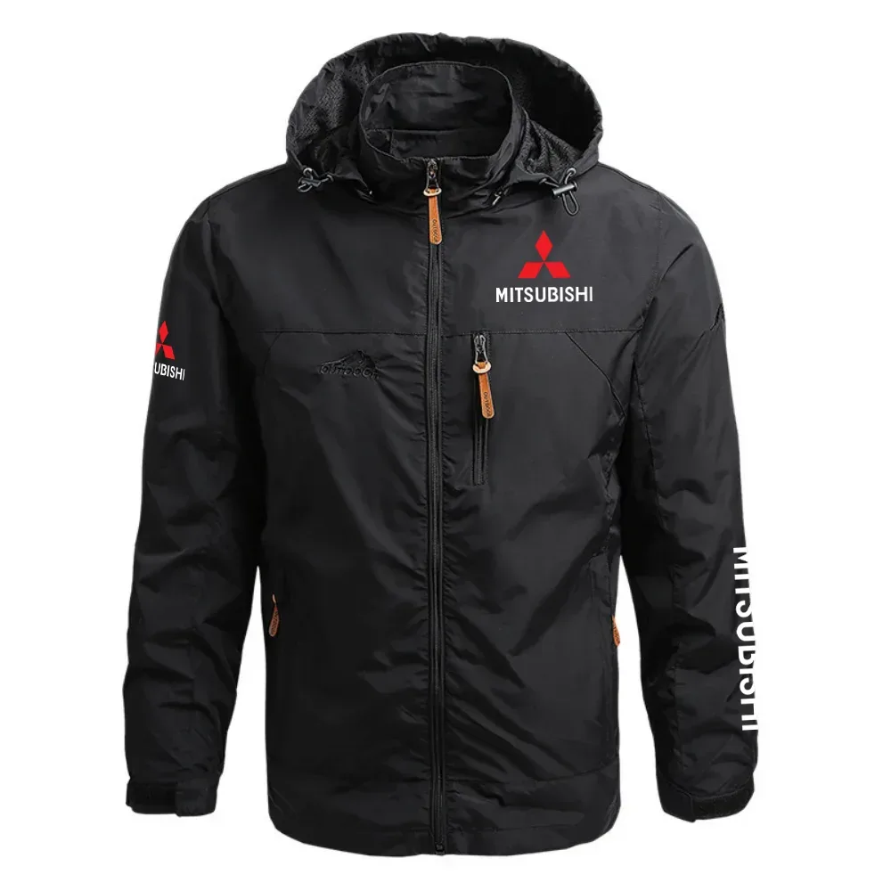 Mitsubishi Exclusive Logo Waterproof Outdoor Jacket Detachable Hood OUFAWOJ0819MSBZ – Mitsubishi Jacket