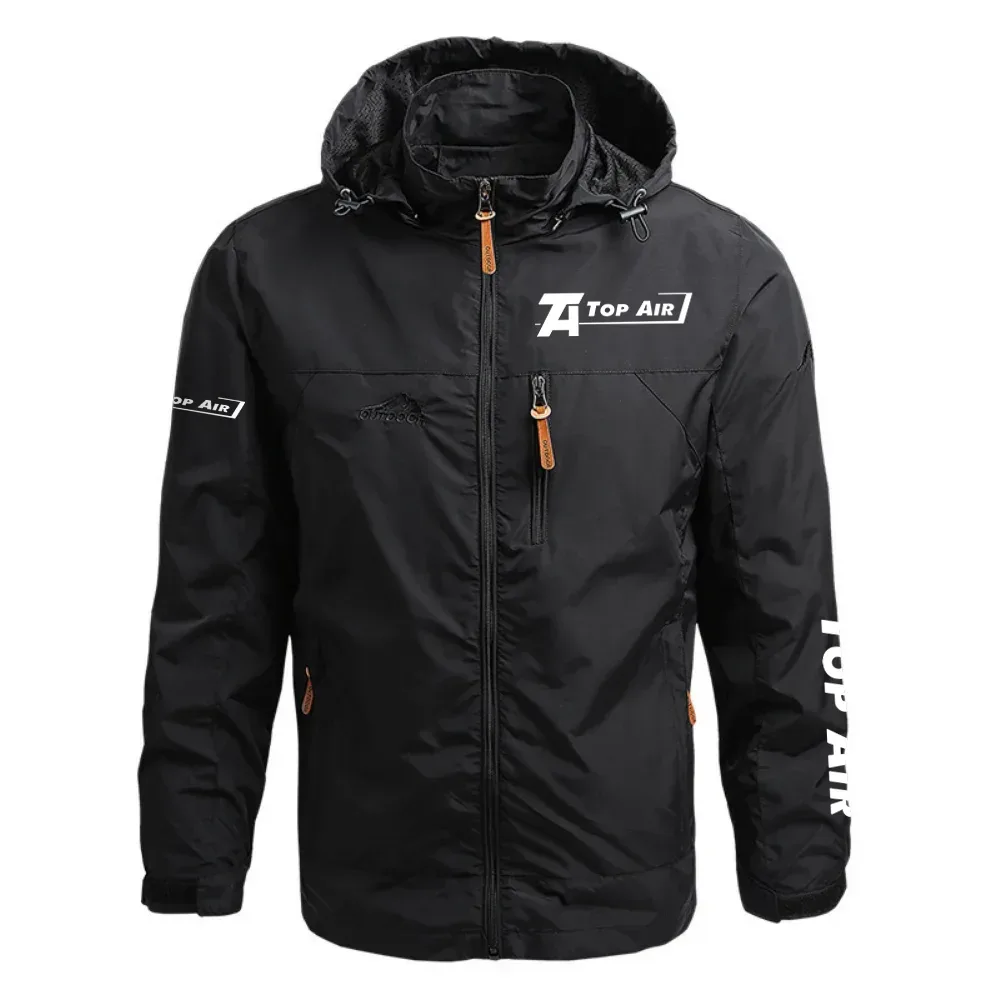 Top Air Exclusive Logo Waterproof Outdoor Jacket Detachable Hood OUFAWOJ0819TAZ – Top Air Gift