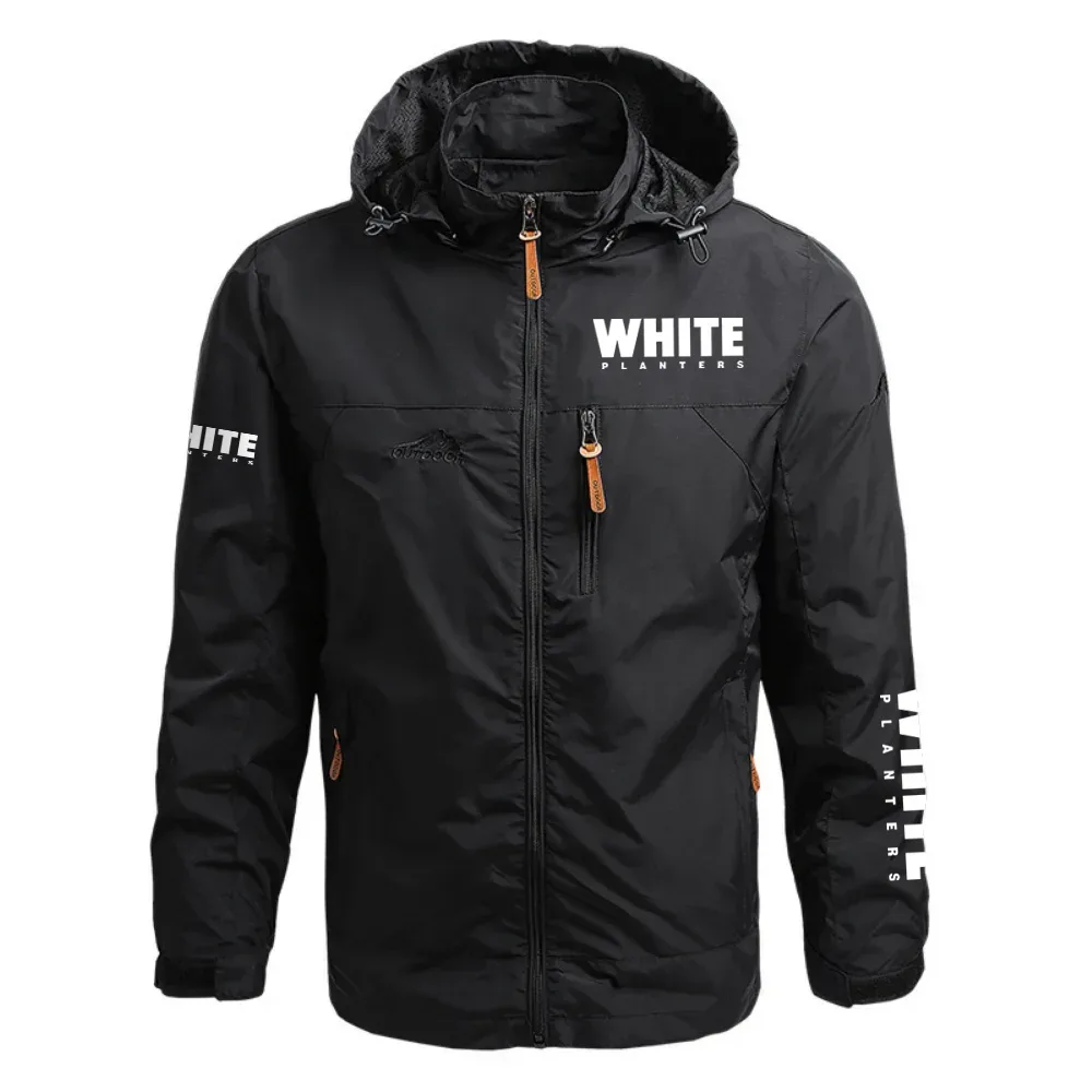 White Planters Exclusive Logo Waterproof Outdoor Jacket Detachable Hood OUFAWOJ0819WPZ – White Planters Gift