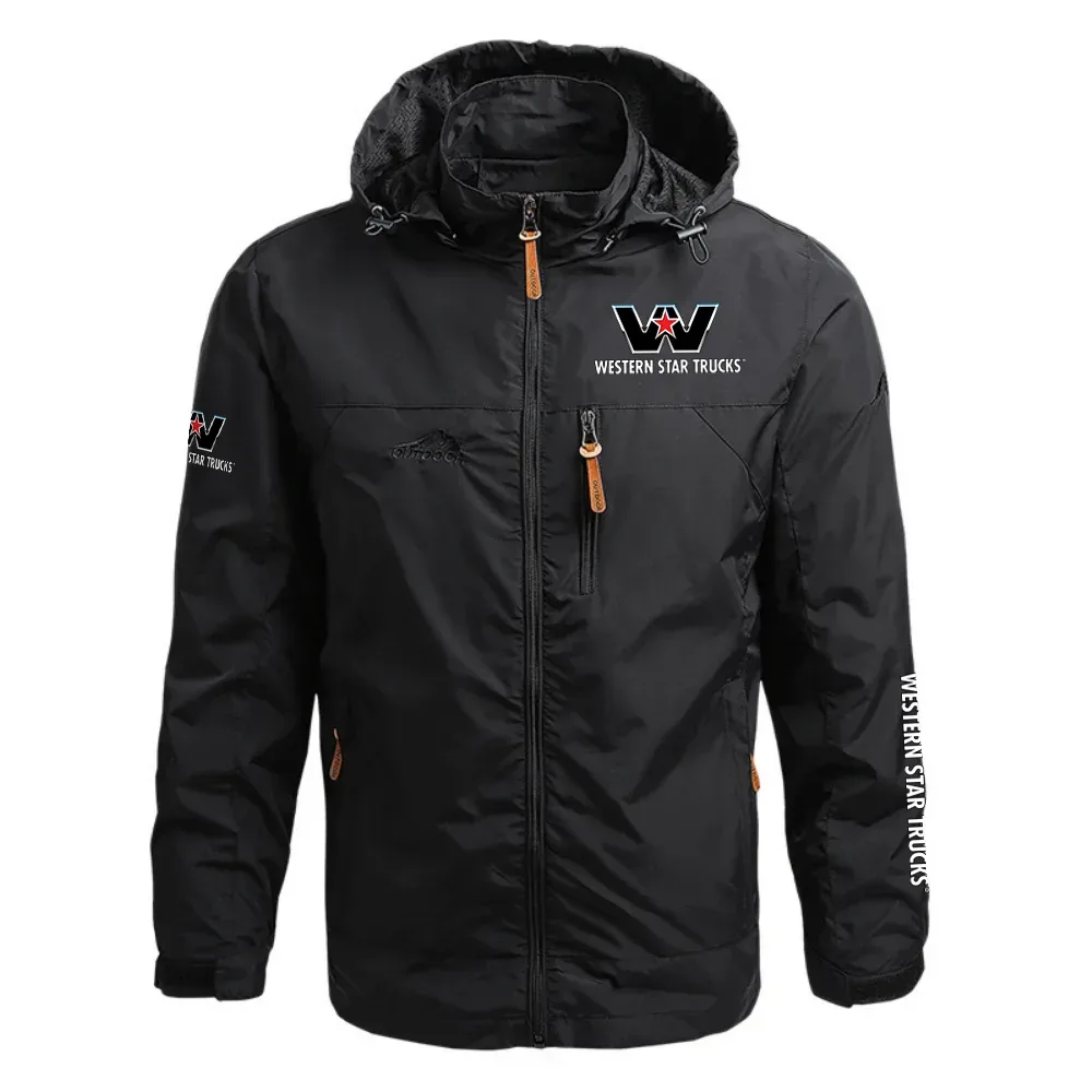 Western Star Exclusive Logo Waterproof Outdoor Jacket Detachable Hood OUFAWOJ0819WSZ – Western Star Gift