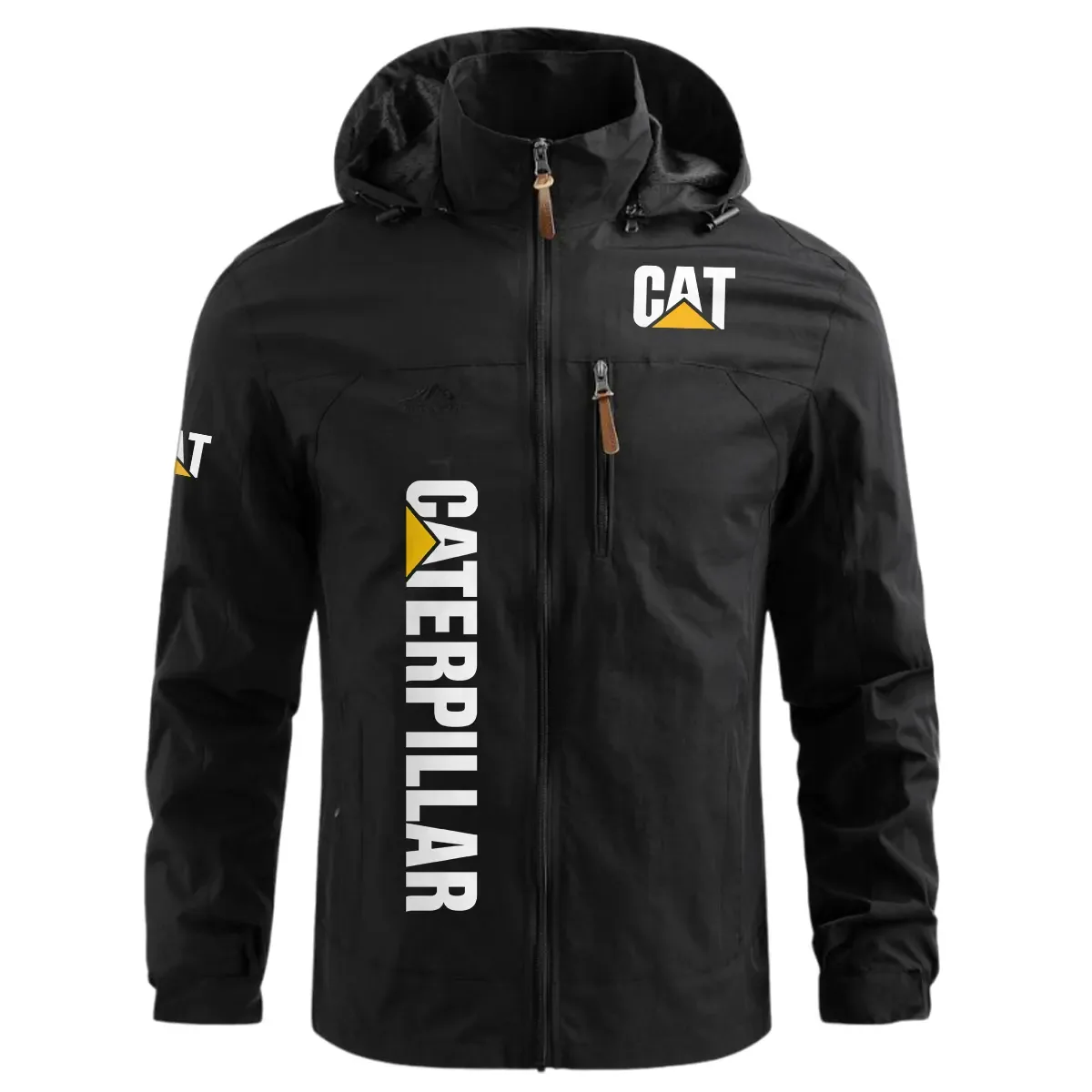 Caterpillar Exclusive Logo Waterproof Windbreaker Jacket Detachable Hood OUFAWOJN0819CTZ – Caterpillar Jacket