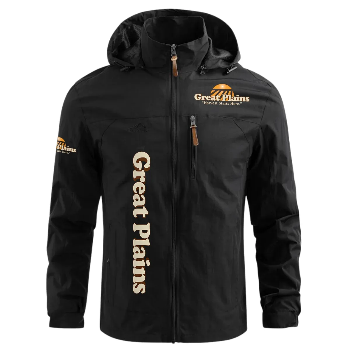 Great Plains Exclusive Logo Waterproof Windbreaker Jacket Detachable Hood OUFAWOJN0819GPZ – Great Plains Jacket Great Plains Exclusive Logo Waterproof Windbreaker Jacket Detachable Hood OUFAWOJN0819GPZ – Great Plains Jacket