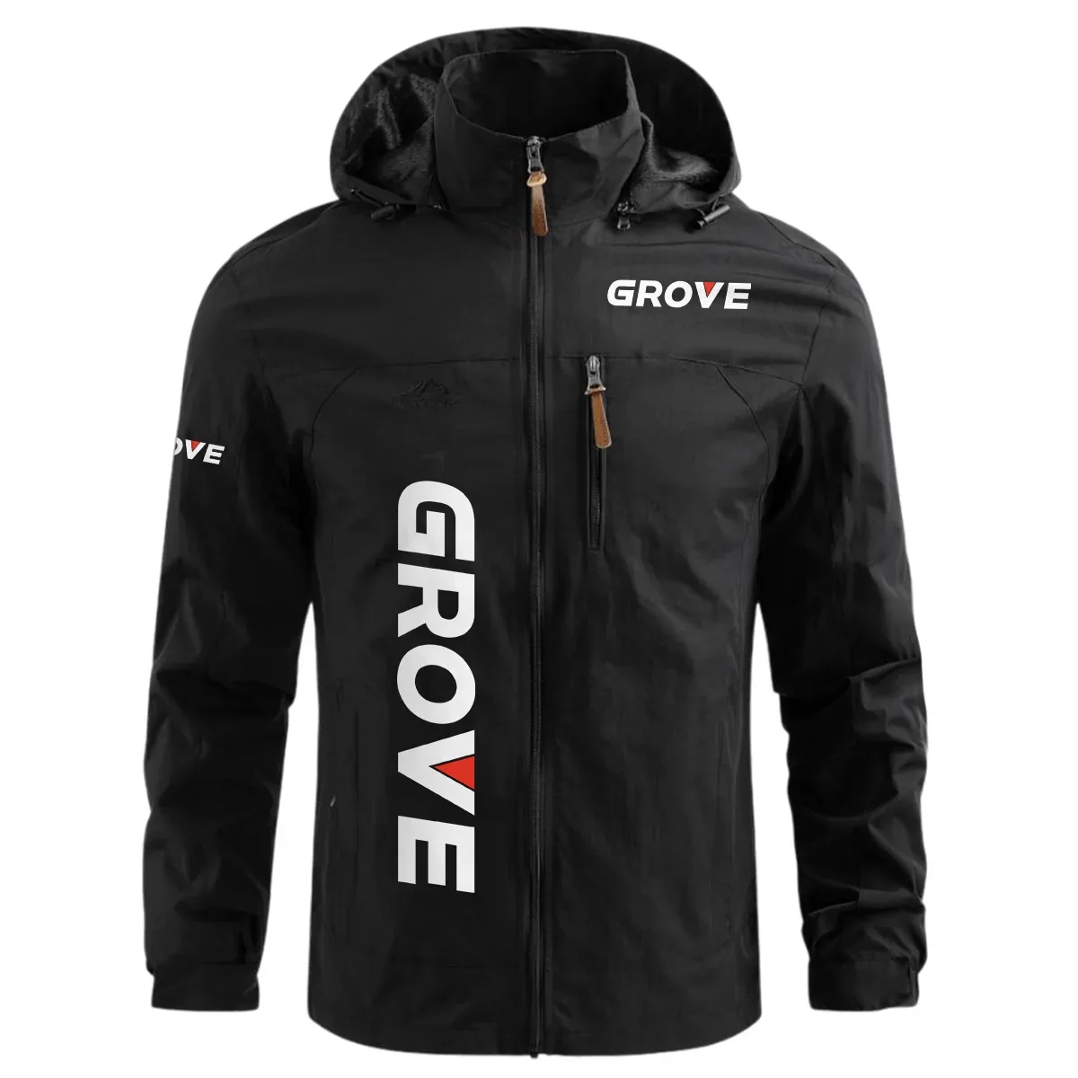 Grove Exclusive Logo Waterproof Windbreaker Jacket Detachable Hood OUFAWOJN0819GVZ – Grove Jacket Grove Exclusive Logo Waterproof Windbreaker Jacket Detachable Hood OUFAWOJN0819GVZ – Grove Jacket