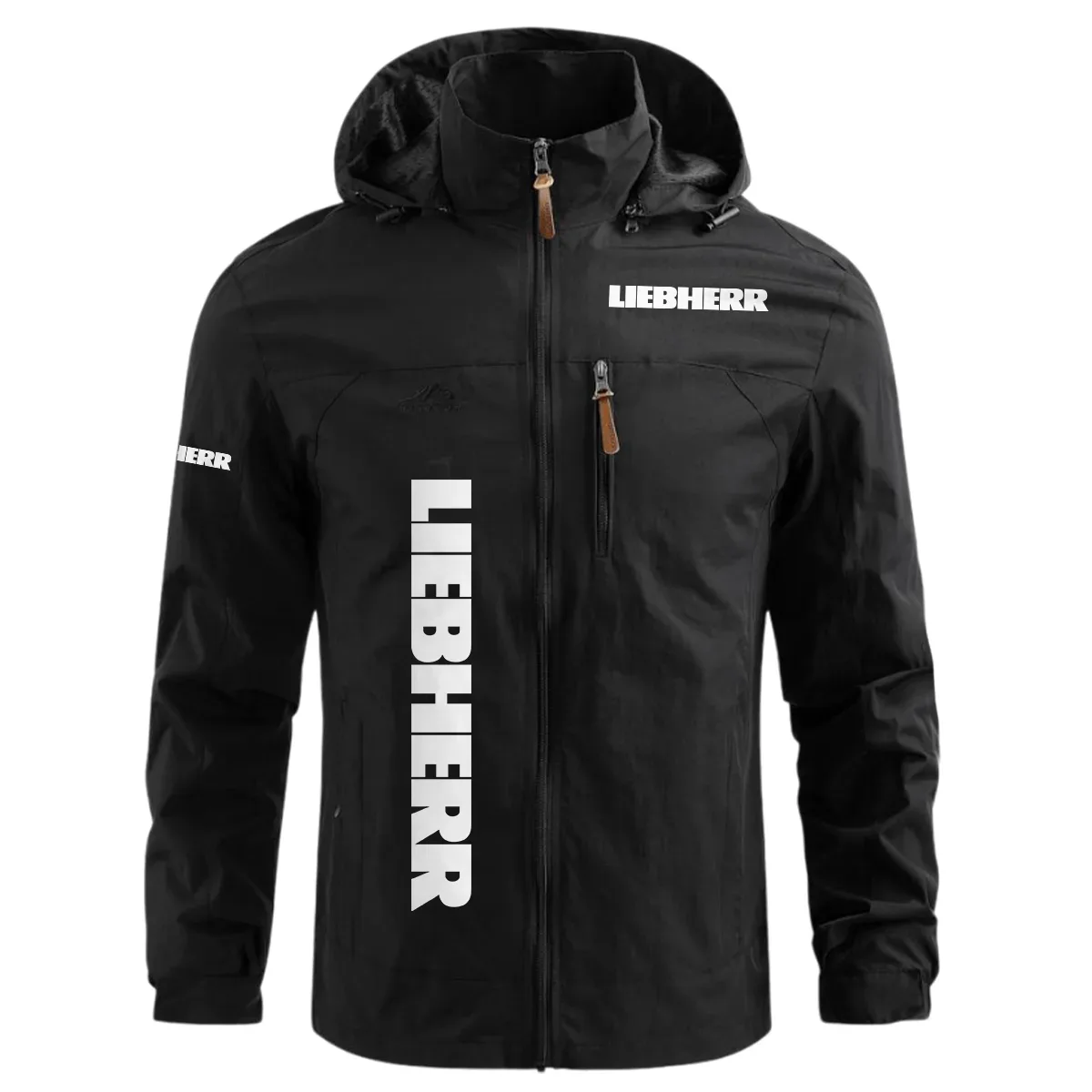 Liebherr Exclusive Logo Waterproof Windbreaker Jacket Detachable Hood OUFAWOJN0819LIZ – Liebherr Jacket