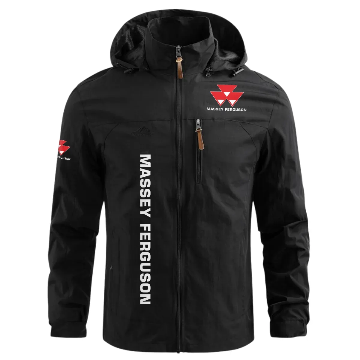 Massey Ferguson Exclusive Logo Waterproof Windbreaker Jacket Detachable Hood OUFAWOJN0819MFZ – Massey Ferguson Jacket
