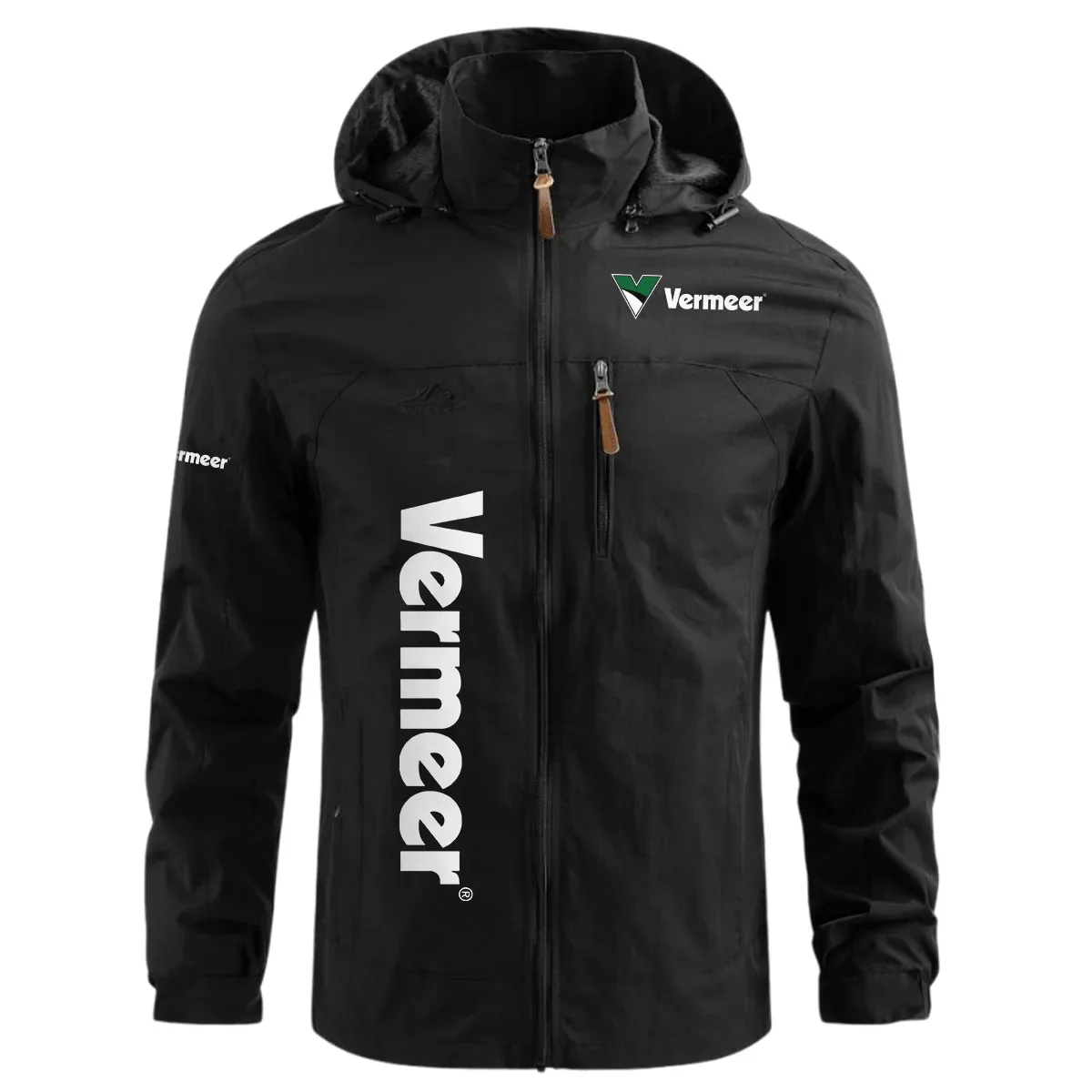 Vermeer Exclusive Logo Waterproof Windbreaker Jacket Detachable Hood OUFAWOJN0819VMZ – Vermeer Jacket Vermeer Exclusive Logo Waterproof Windbreaker Jacket Detachable Hood OUFAWOJN0819VMZ – Vermeer Jacket