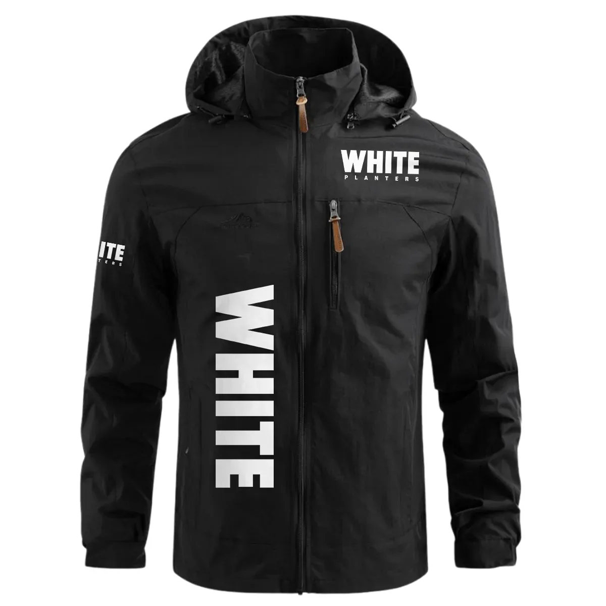 White Planters Exclusive Logo Waterproof Windbreaker Jacket Detachable Hood OUFAWOJN0819WPZ – White Planters Jacket White Planters Exclusive Logo Waterproof Windbreaker Jacket Detachable Hood OUFAWOJN0819WPZ – White Planters Jacket
