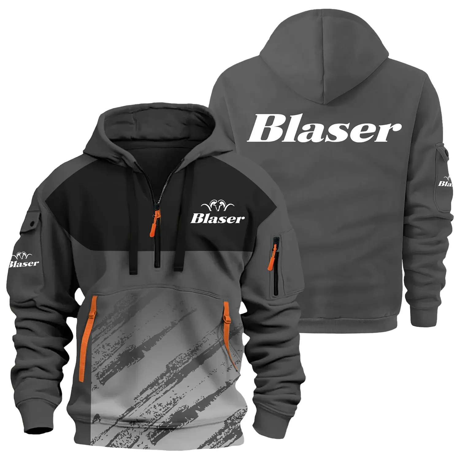 Blaser Exclusive Logo Half Zipper Hoodie OUHU3DHHZ04BSZ – Blaser Hoodie Blaser Exclusive Logo Half Zipper Hoodie OUHU3DHHZ04BSZ – Blaser Hoodie