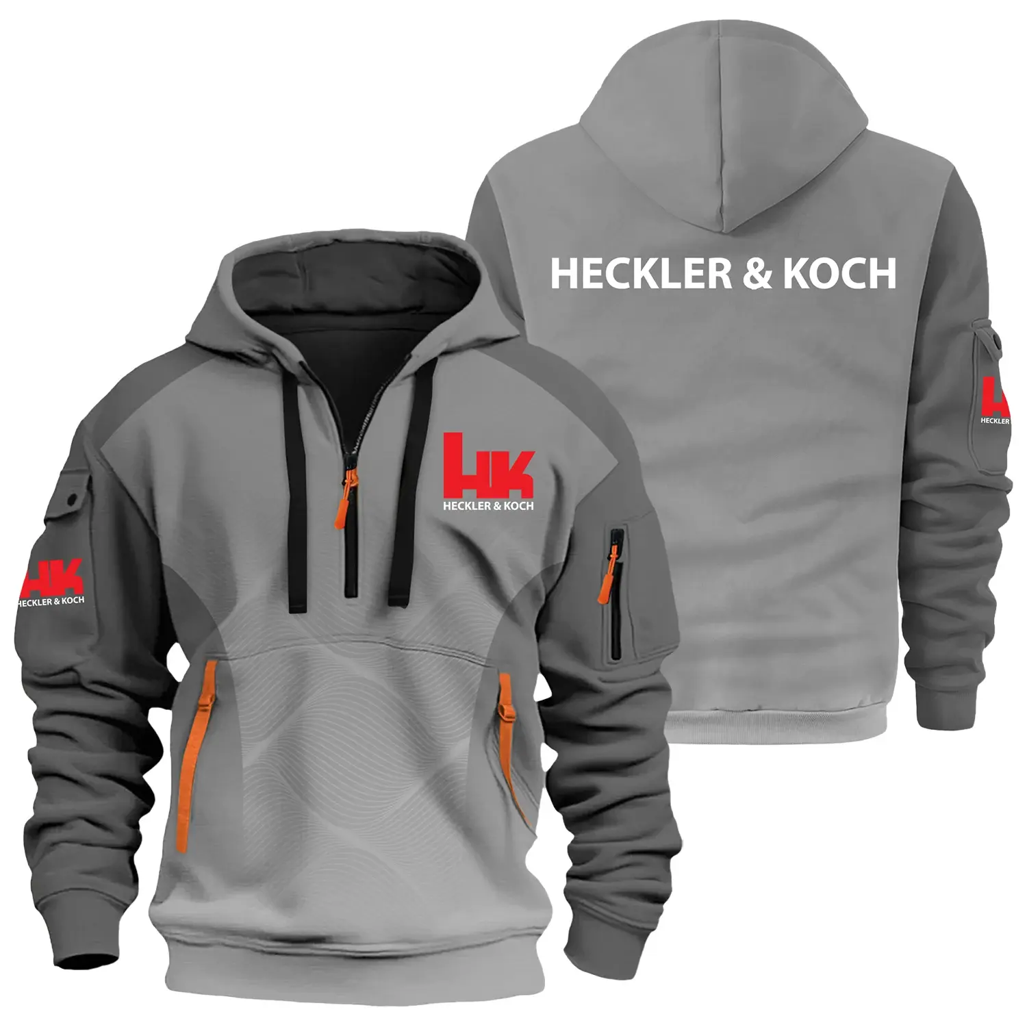 Heckler & Koch Exclusive Logo Half Zipper Hoodie OUHU3DHHZ05HKZ – Heckler & Koch Hoodie Heckler & Koch Exclusive Logo Half Zipper Hoodie OUHU3DHHZ05HKZ – Heckler & Koch Hoodie