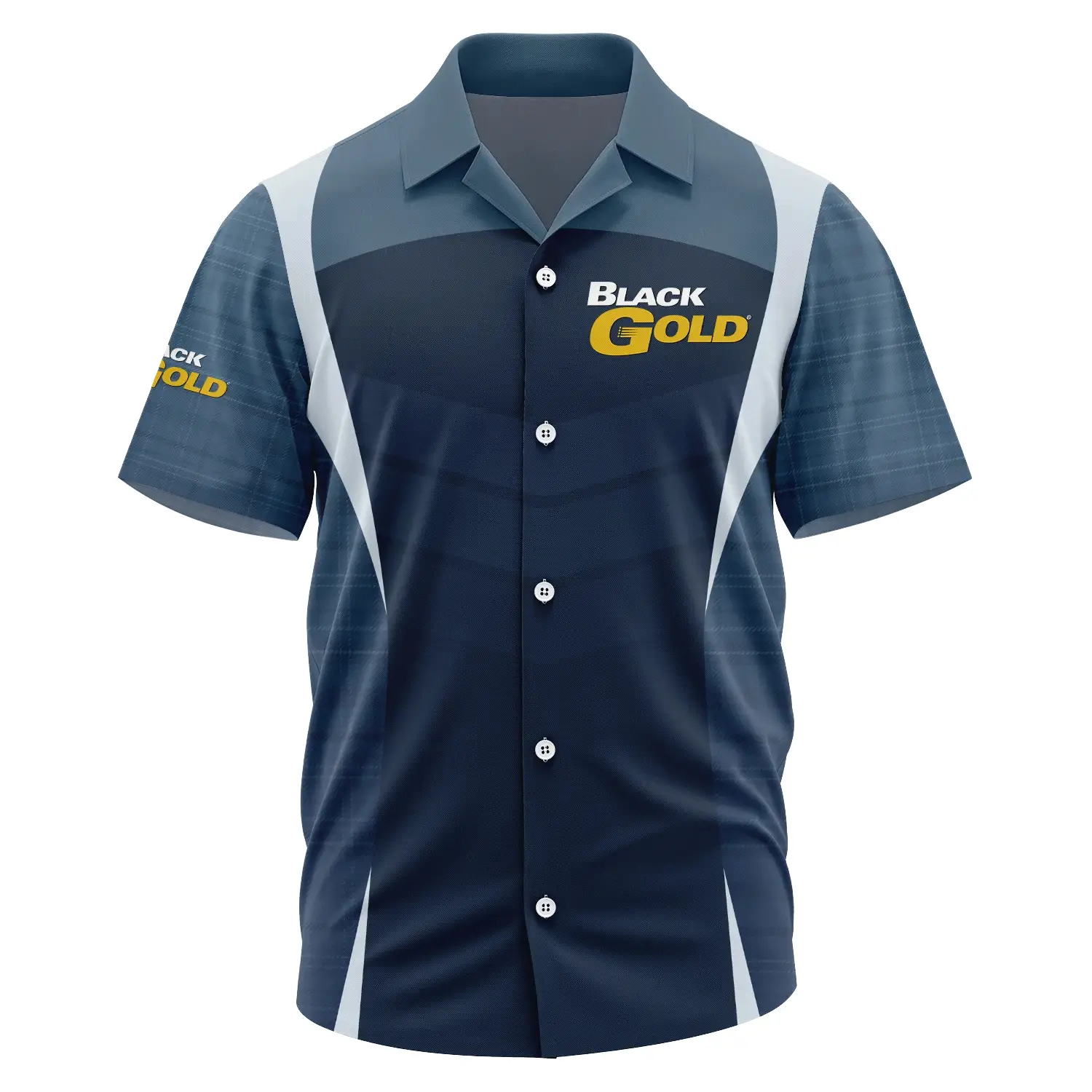 Black Gold Sights Exclusive Logo Short Sleeve Camp Collar Shirt OUHUHWS081503BDZ – Black Gold Sights Shirt