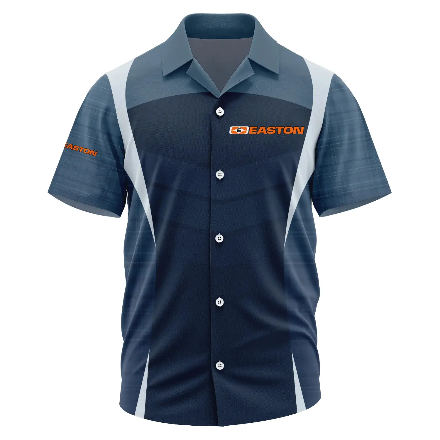 Easton Archery Exclusive Logo Short Sleeve Camp Collar Shirt OUHUHWS081503ETZ – Easton Archery Shirt