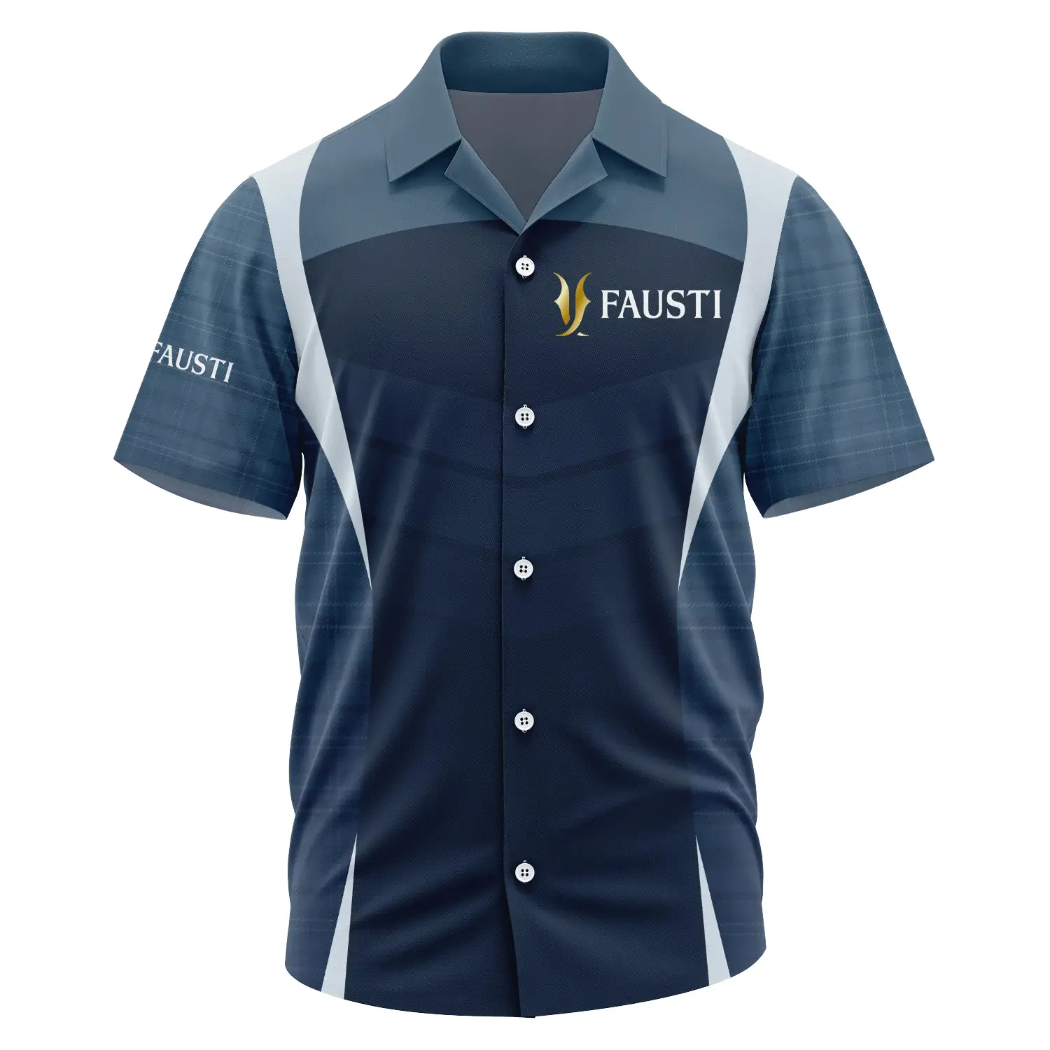 Fausti Exclusive Logo Short Sleeve Camp Collar Shirt OUHUHWS081503FSZ – Fausti Shirt