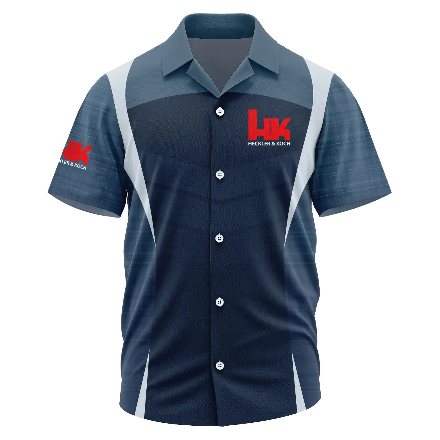 Heckler & Koch Exclusive Logo Short Sleeve Camp Collar Shirt OUHUHWS081503HKZ – Heckler & Koch Shirt