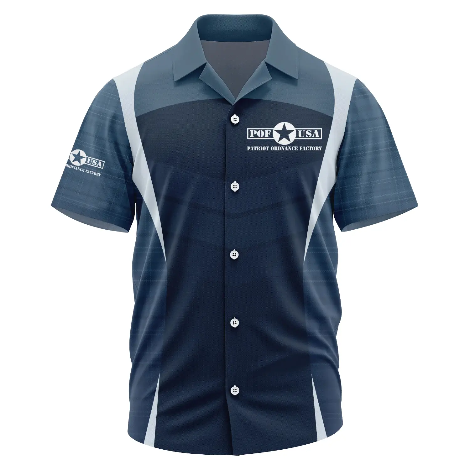 Patriot Ordnance Factory Exclusive Logo Short Sleeve Camp Collar Shirt OUHUHWS081503POZ – Patriot Ordnance Factory Shirt