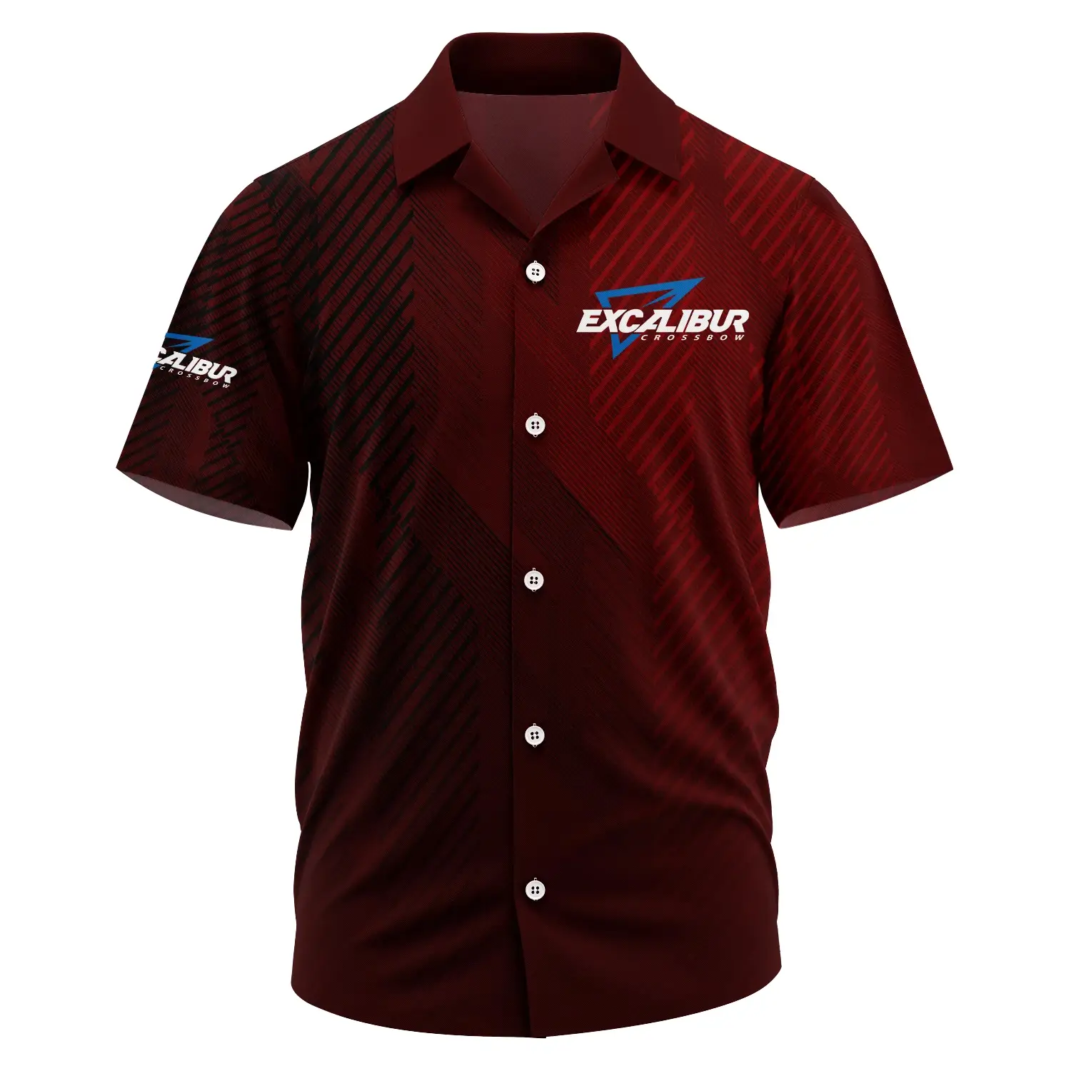 Excalibur Crossbow Exclusive Logo Short Sleeve Camp Collar Shirt OUHUHWS081506ECZ – Excalibur Crossbow Shirt