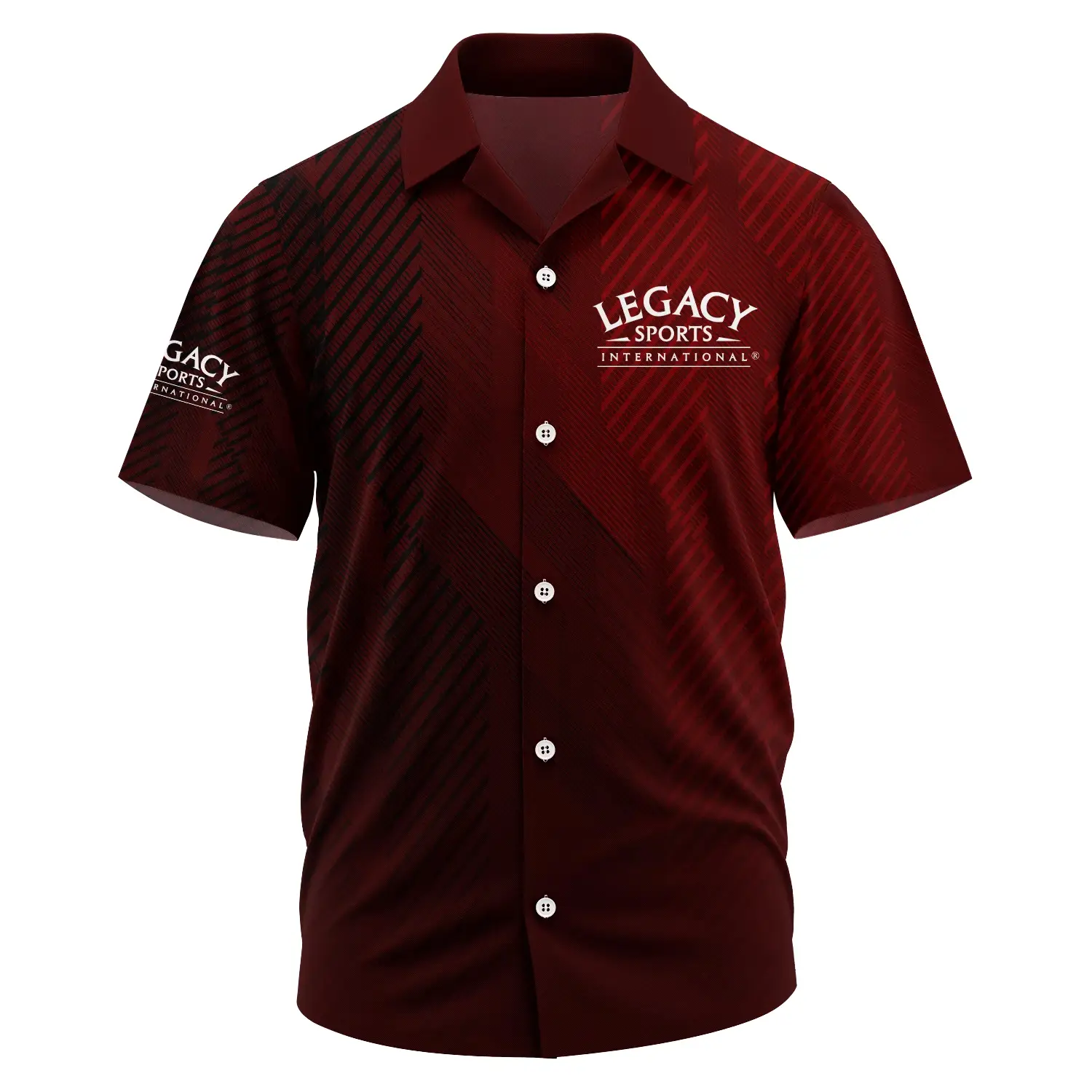 Legacy Sports International Exclusive Logo Short Sleeve Camp Collar Shirt OUHUHWS081506LSZ – Legacy Sports International Shirt