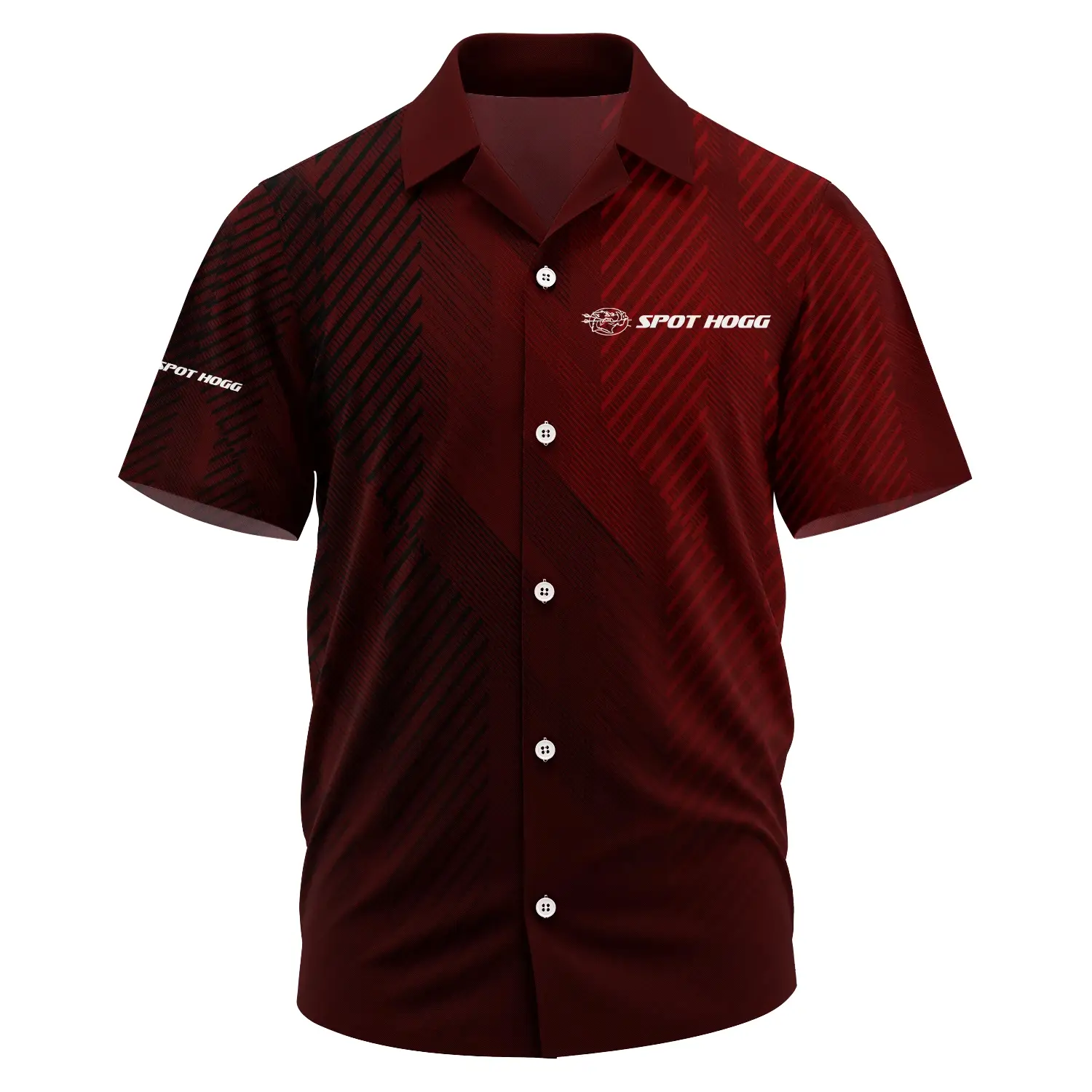 Spot-Hogg Archery Exclusive Logo Short Sleeve Camp Collar Shirt OUHUHWS081506SPZ – Spot-Hogg Archery Shirt