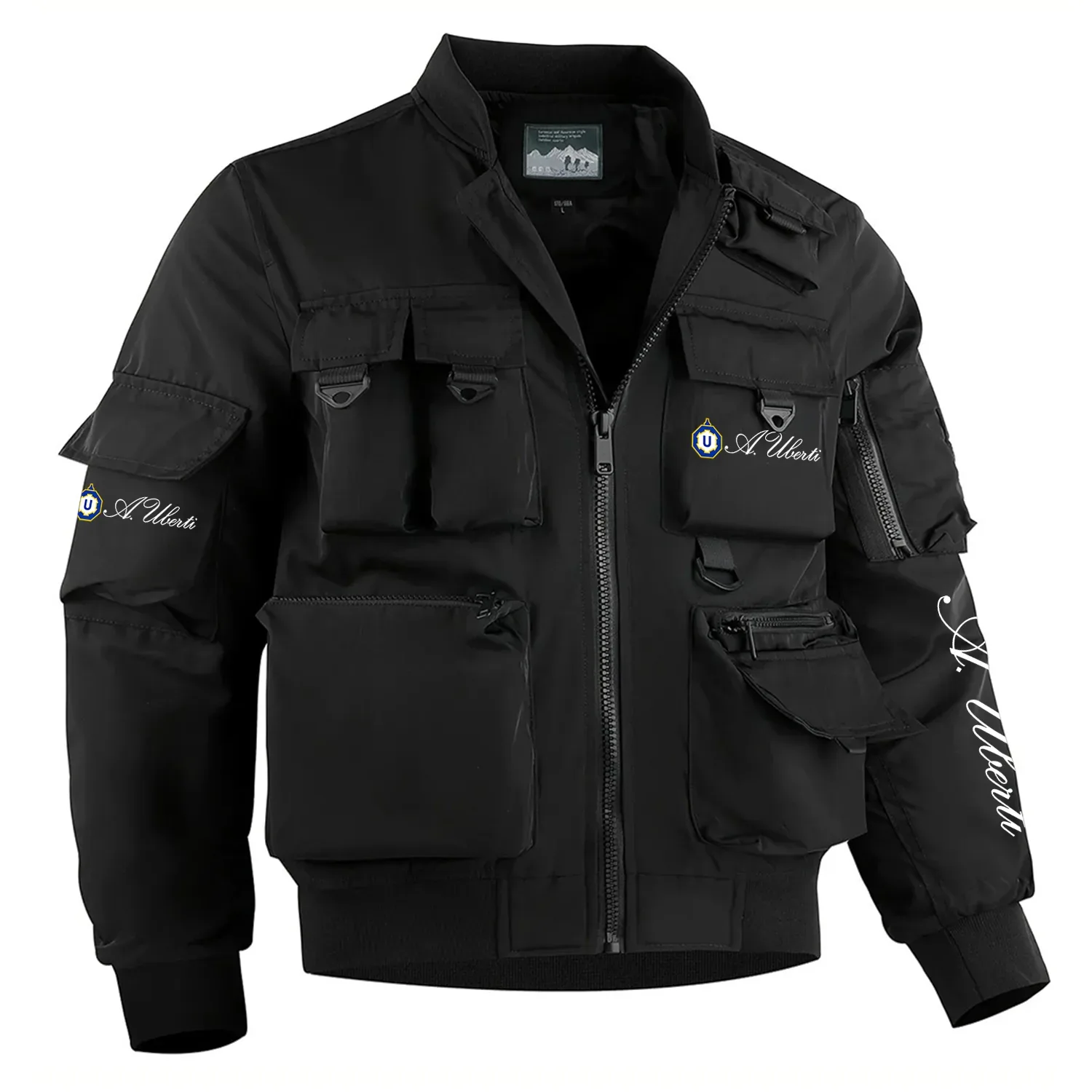 Uberti Exclusive Logo Multi Pocket Bomber Jacket Waterproof Windproof OUHUMPBJ0815AUZ – Uberti Gift