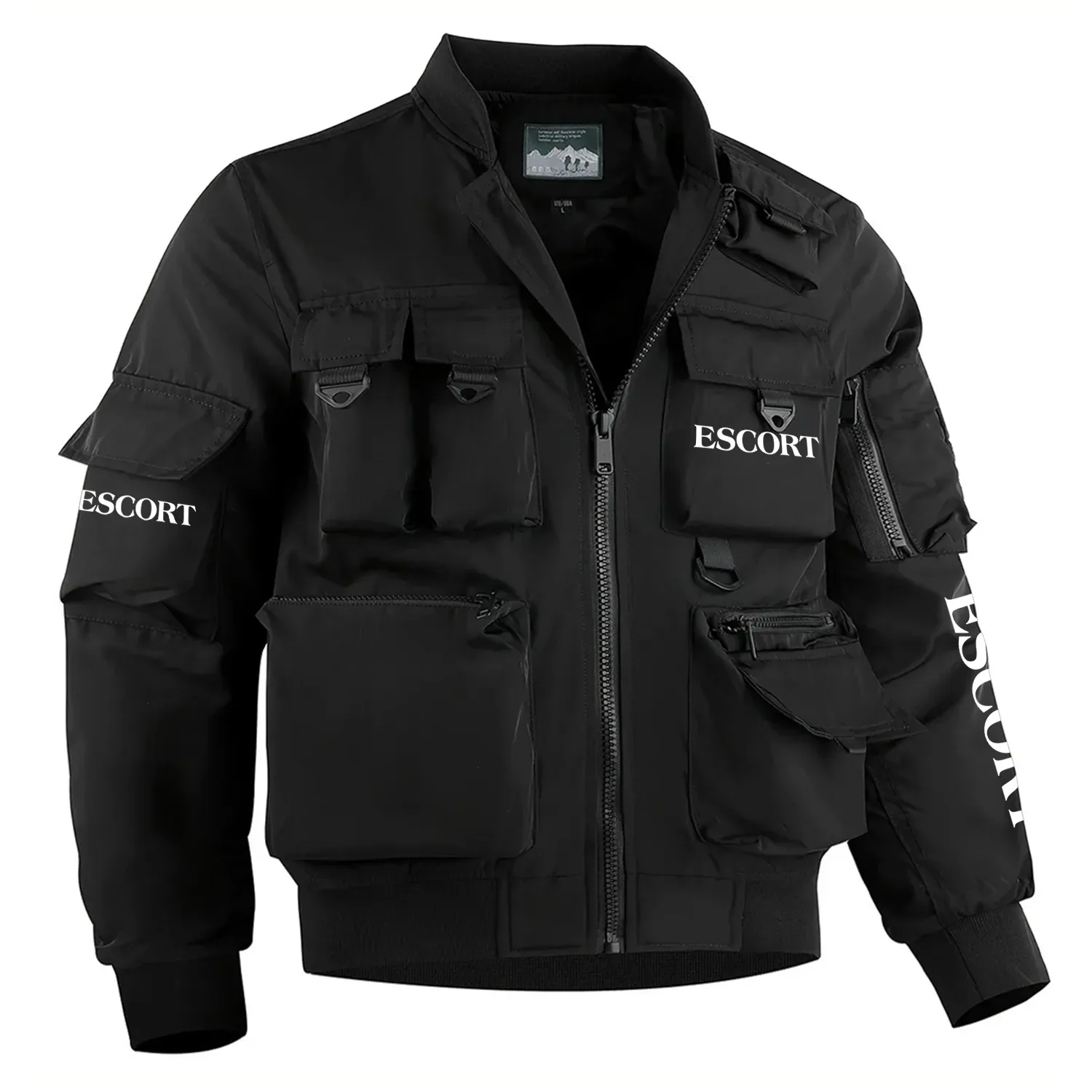 Escort Exclusive Logo Multi Pocket Bomber Jacket Waterproof Windproof OUHUMPBJ0815ESZ – Escort Gift