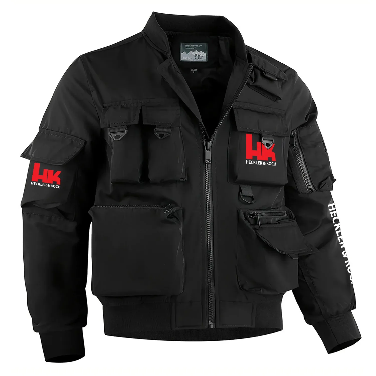 Heckler & Koch Exclusive Logo Multi Pocket Bomber Jacket Waterproof Windproof OUHUMPBJ0815HKZ – Heckler & Koch Gift