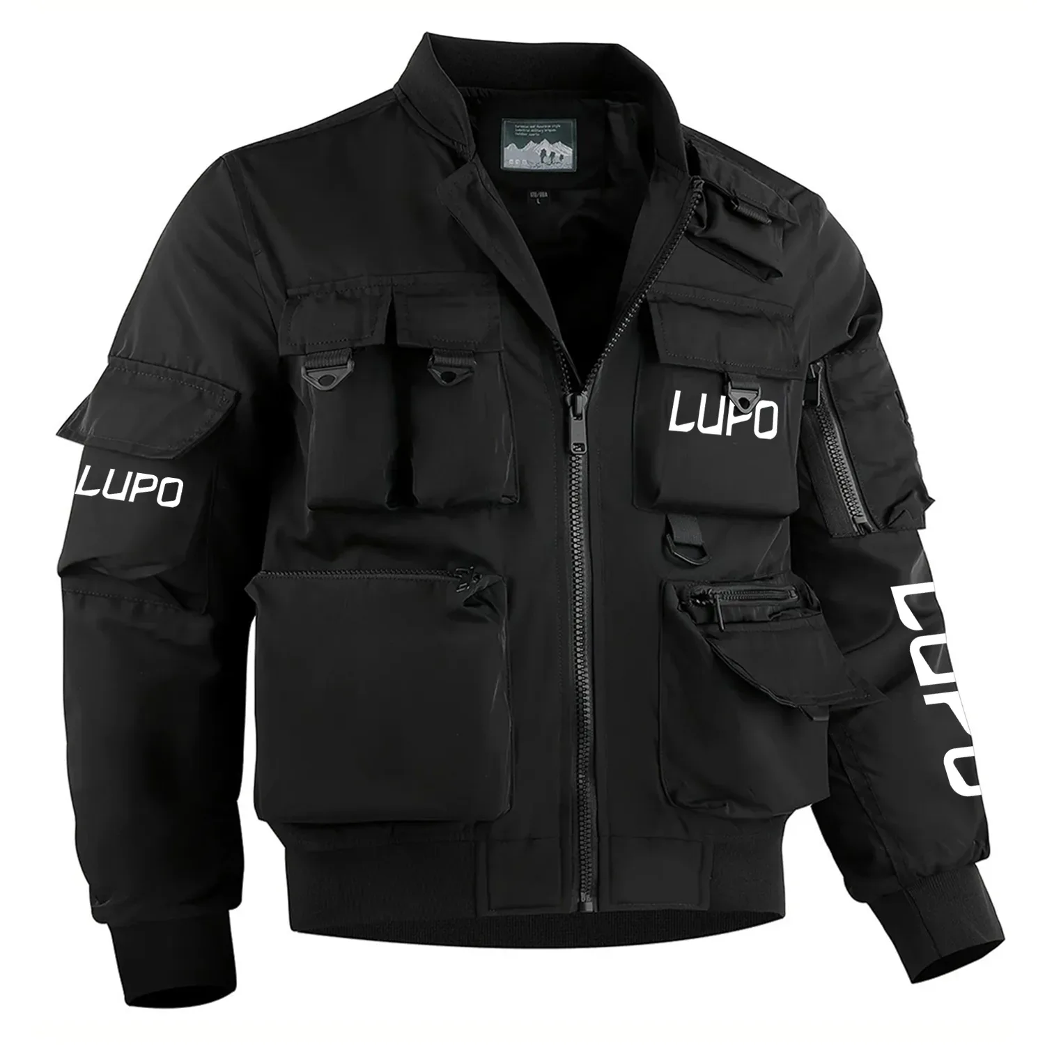 Lupo by Benelli Exclusive Logo Multi Pocket Bomber Jacket Waterproof Windproof OUHUMPBJ0815LBZ – Lupo by Benelli Gift