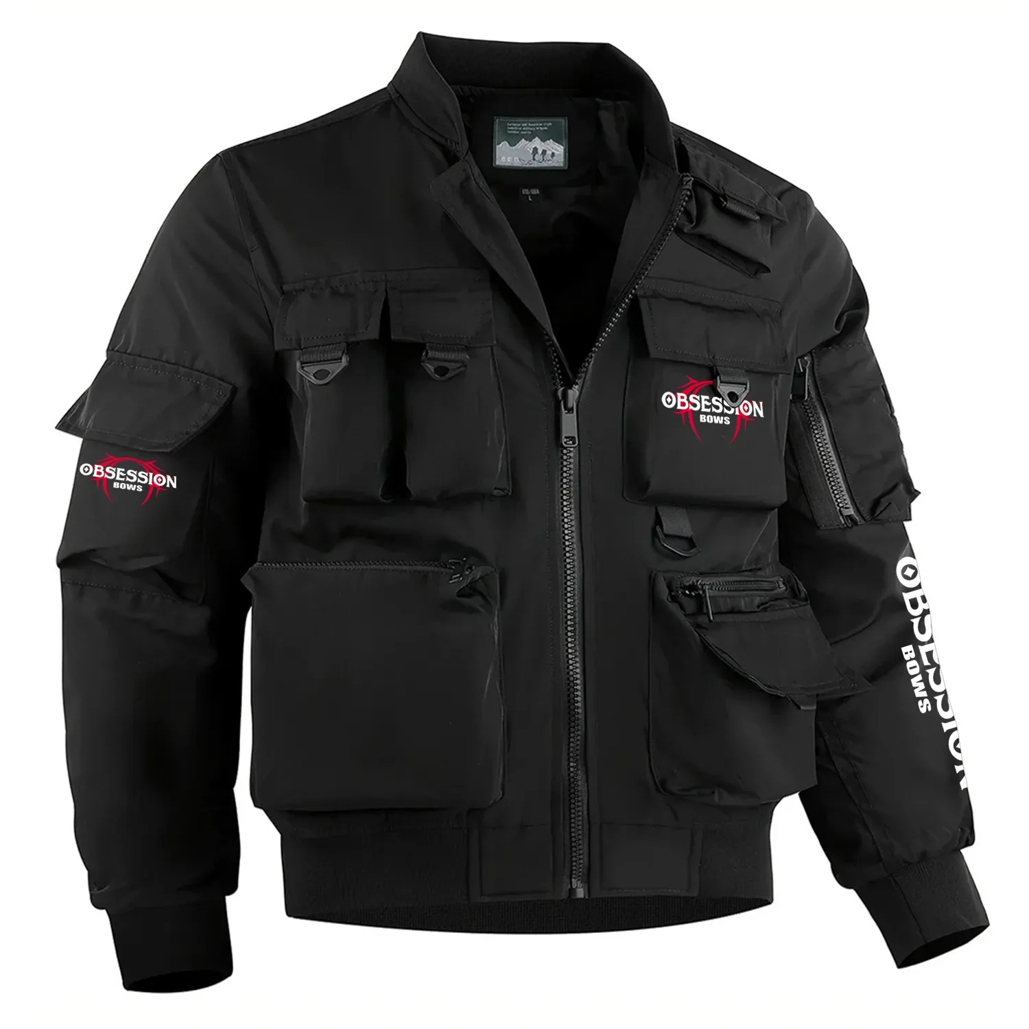 Obsession Bows Exclusive Logo Multi Pocket Bomber Jacket Waterproof Windproof OUHUMPBJ0815OBZ – Obsession Bows Gift
