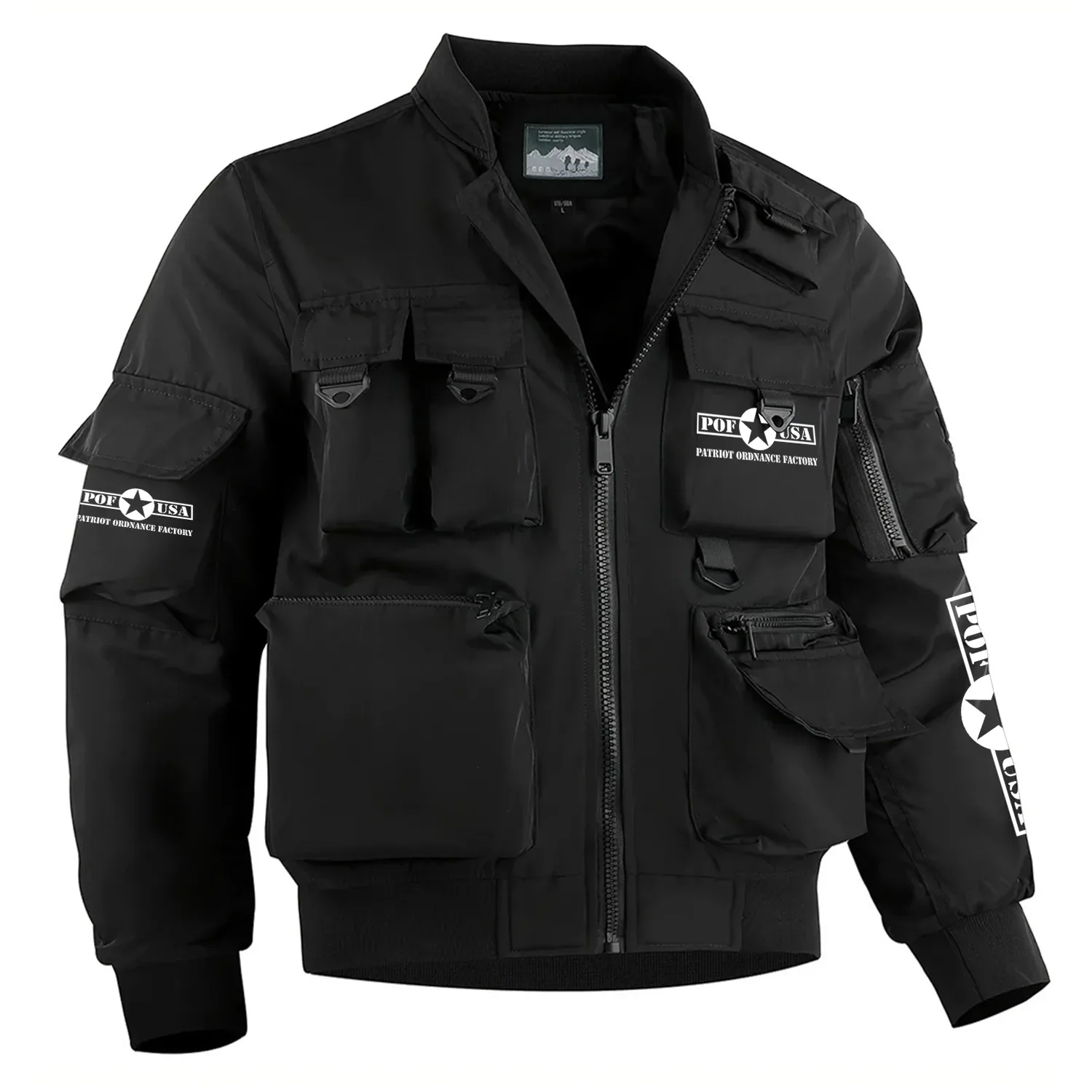 Patriot Ordnance Factory Exclusive Logo Multi Pocket Bomber Jacket Waterproof Windproof OUHUMPBJ0815POZ – Patriot Ordnance Factory Gift