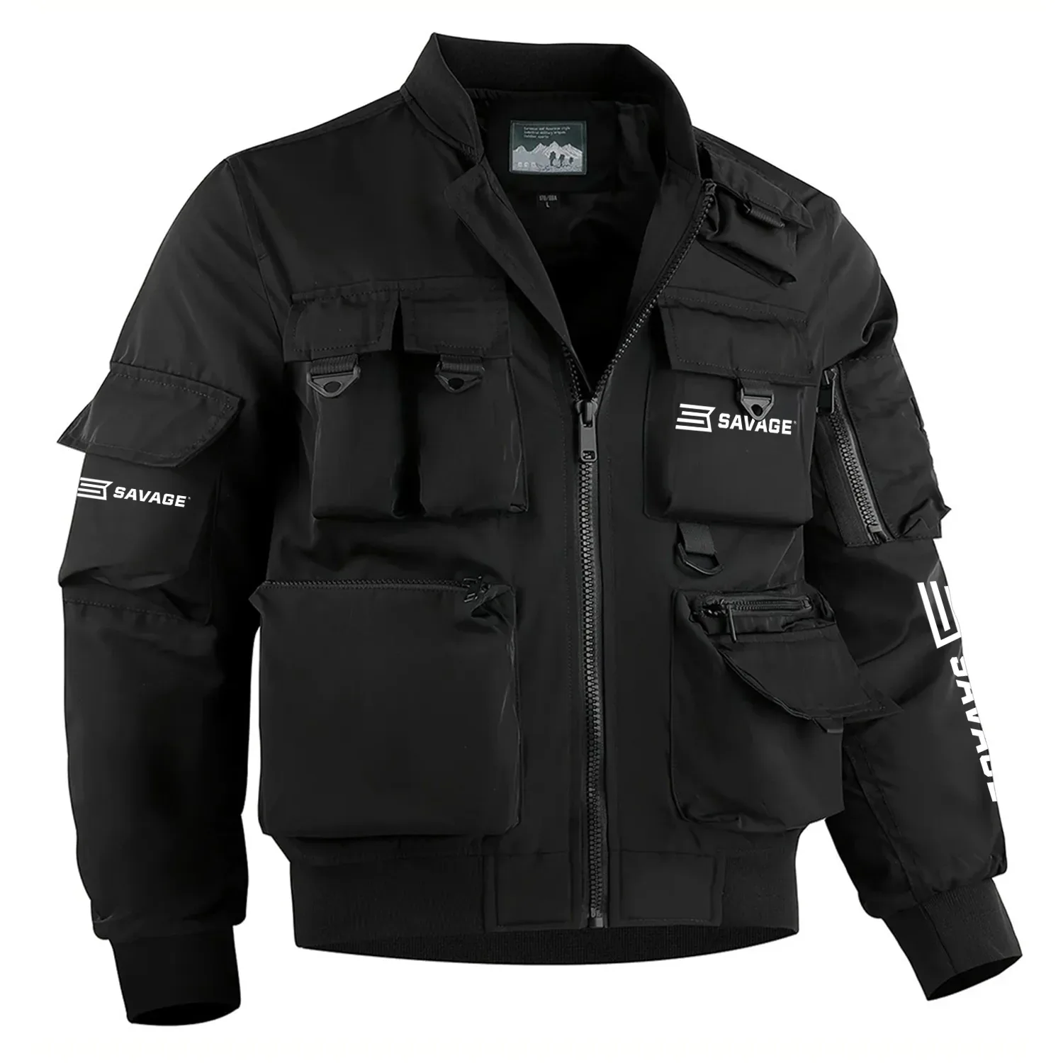 Savage Arms Exclusive Logo Multi Pocket Bomber Jacket Waterproof Windproof OUHUMPBJ0815SAZ – Savage Arms Gift