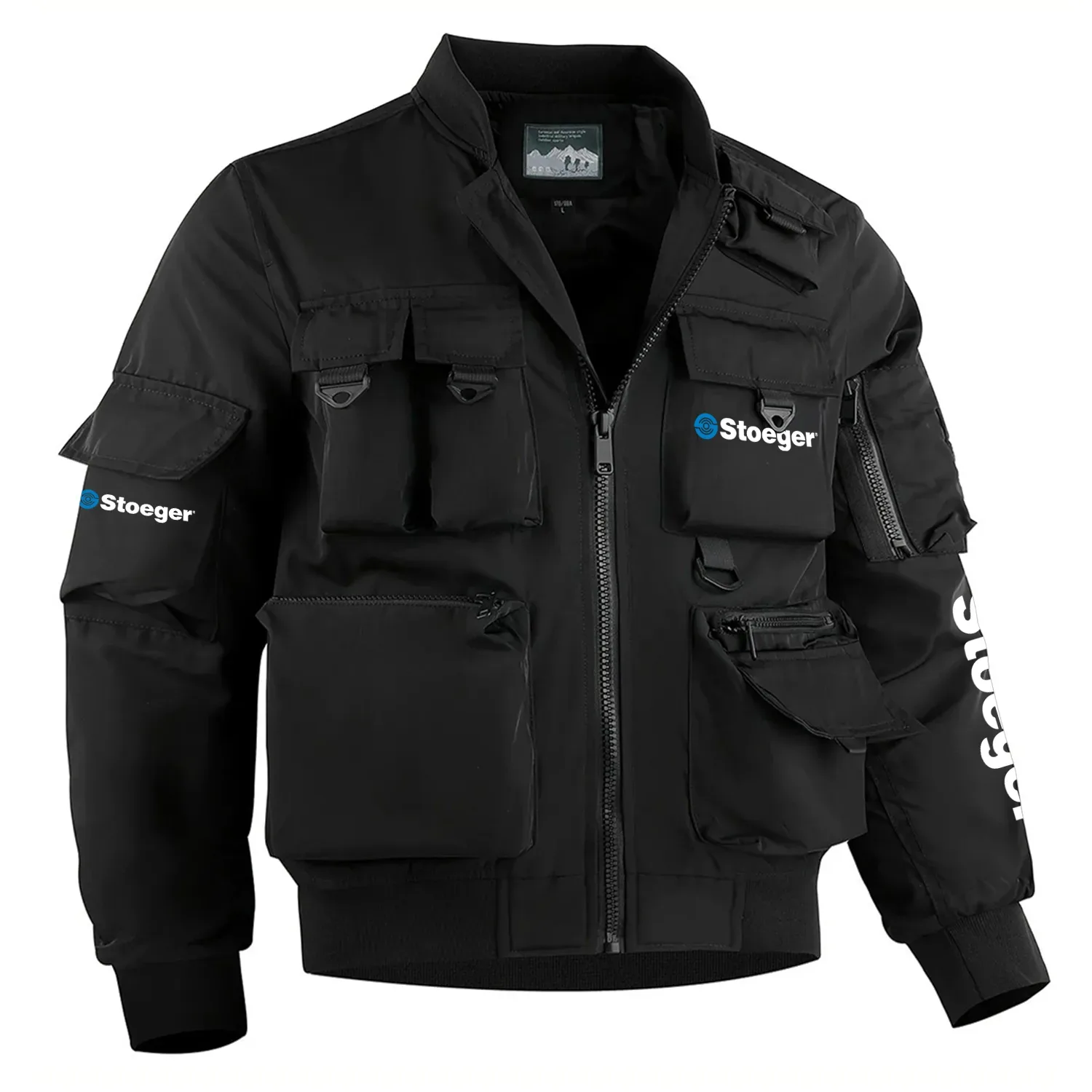 Stoeger Exclusive Logo Multi Pocket Bomber Jacket Waterproof Windproof OUHUMPBJ0815SGZ – Stoeger Gift Stoeger Exclusive Logo Multi Pocket Bomber Jacket Waterproof Windproof OUHUMPBJ0815SGZ – Stoeger Gift