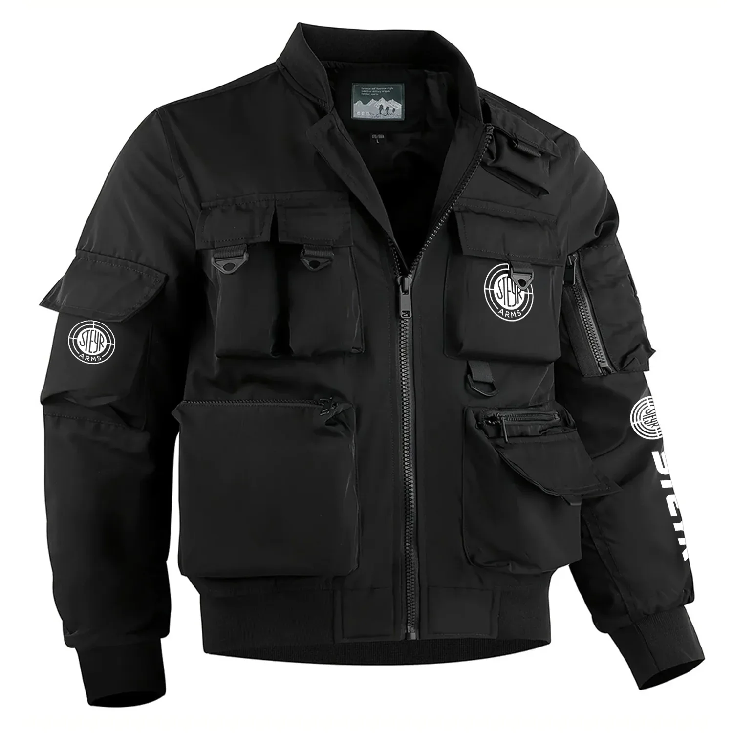 Steyr Exclusive Logo Multi Pocket Bomber Jacket Waterproof Windproof OUHUMPBJ0815STZ – Steyr Gift