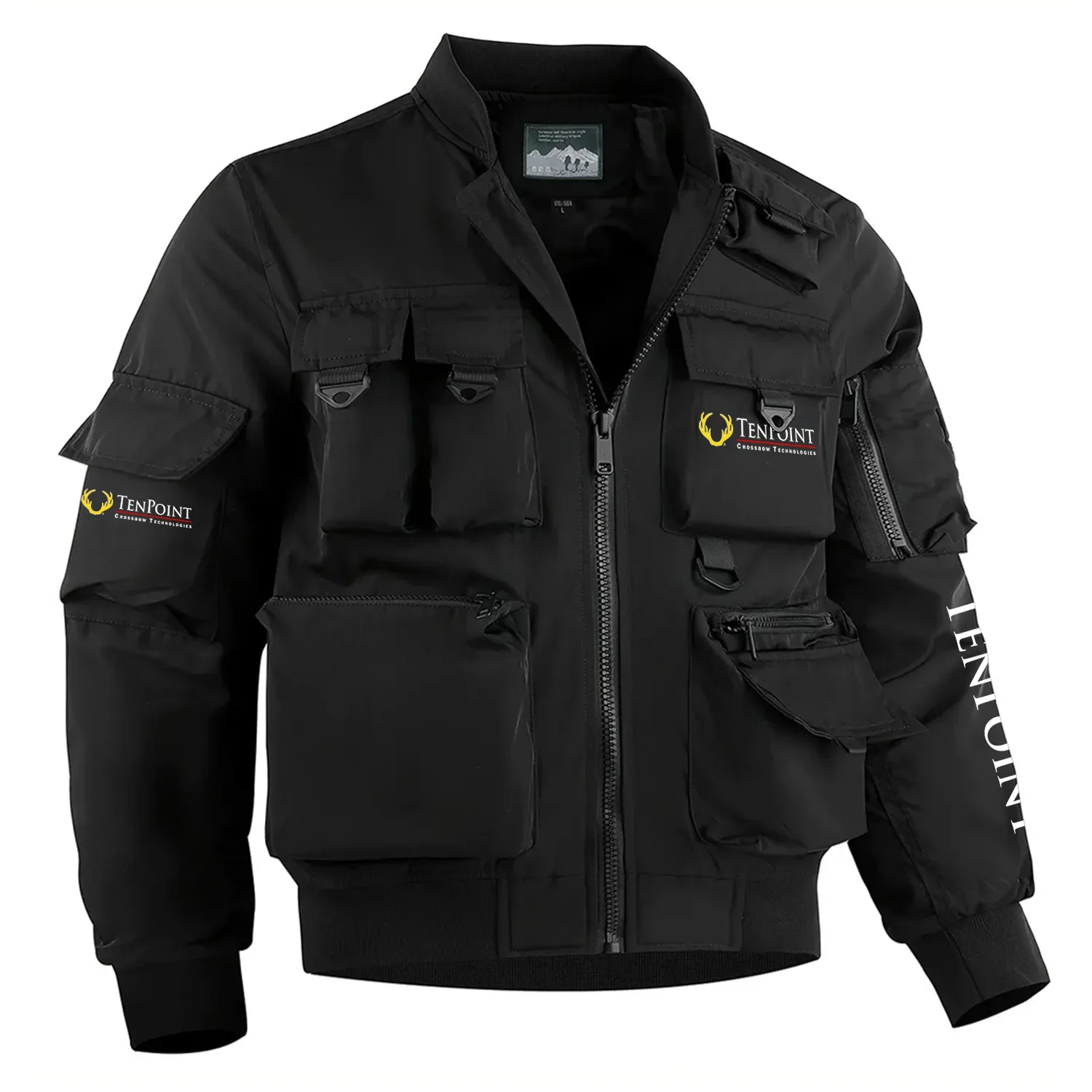 TenPoint Crossbow Exclusive Logo Multi Pocket Bomber Jacket Waterproof Windproof OUHUMPBJ0815TPZ – TenPoint Crossbow Gift