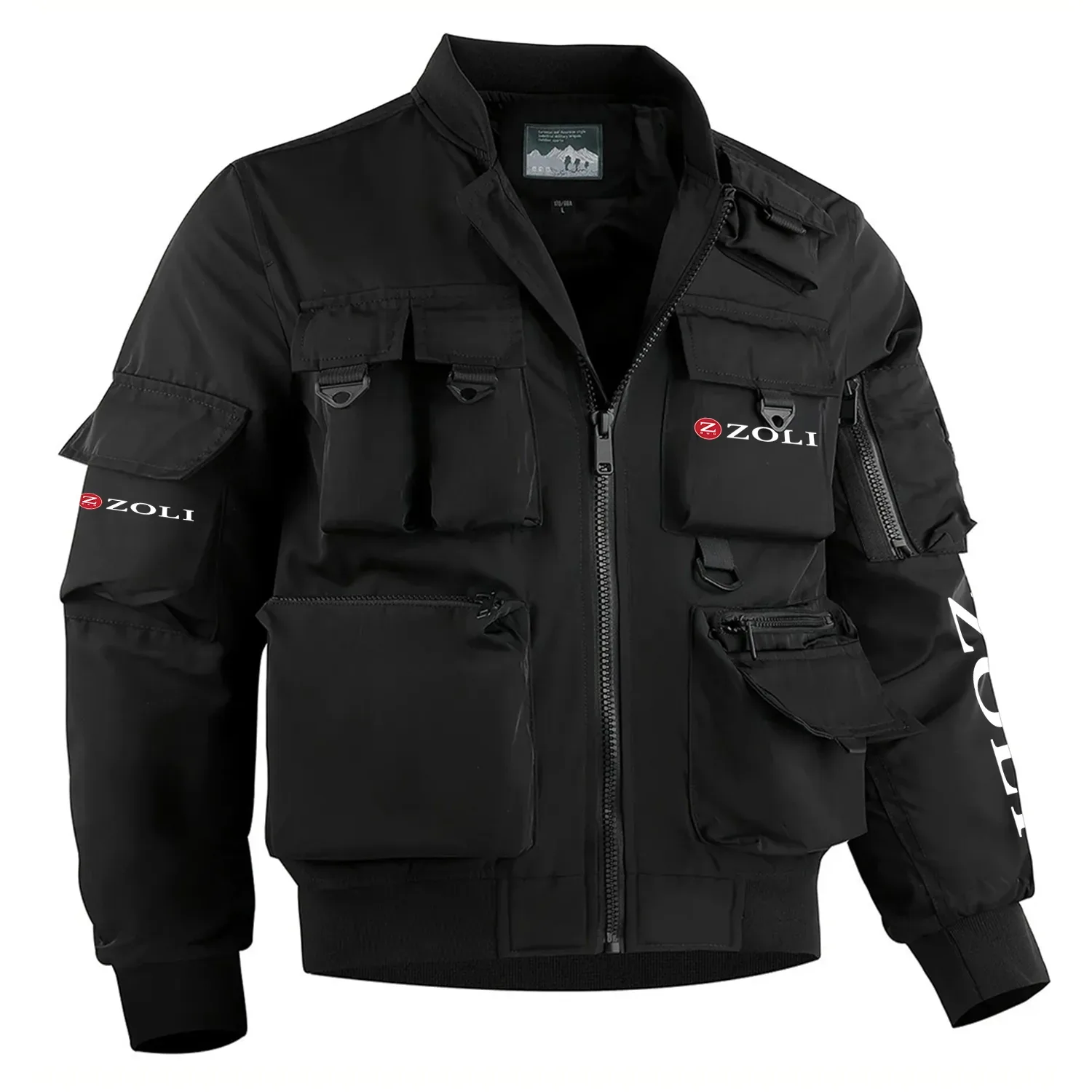 Zoli Exclusive Logo Multi Pocket Bomber Jacket Waterproof Windproof OUHUMPBJ0815ZLZ – Zoli Gift