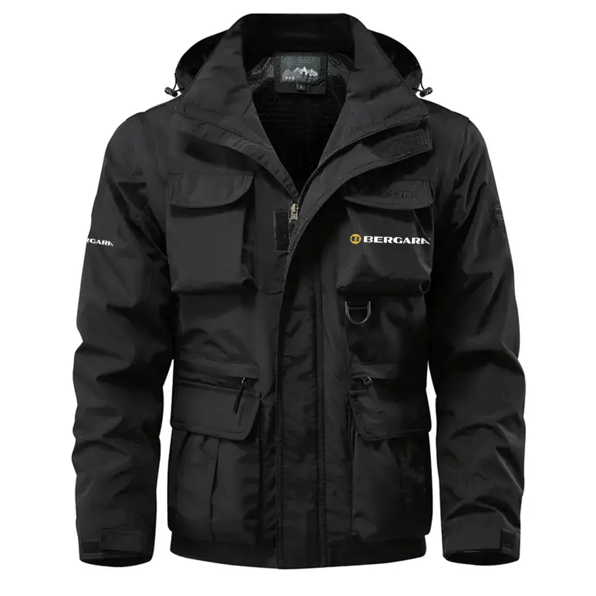 Bergara Exclusive Logo Waterproof Multi Pocket Jacket Detachable Hood and Sleeves OUHUMPJ0815BGZ – Bergara Gift