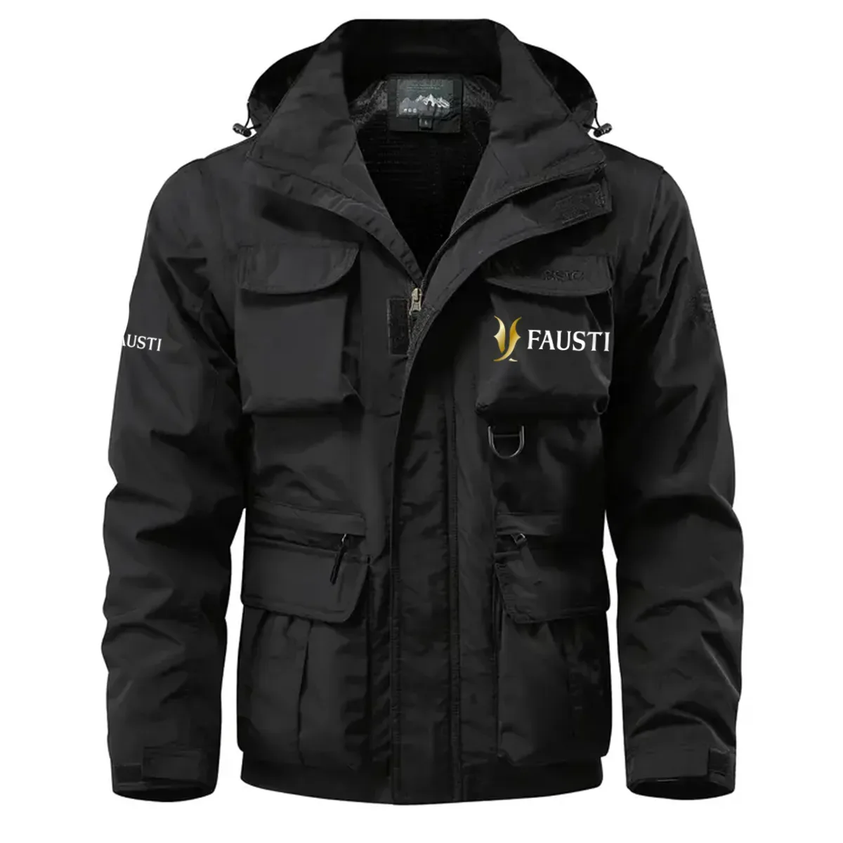 Fausti Exclusive Logo Waterproof Multi Pocket Jacket Detachable Hood and Sleeves OUHUMPJ0815FSZ – Fausti Gift