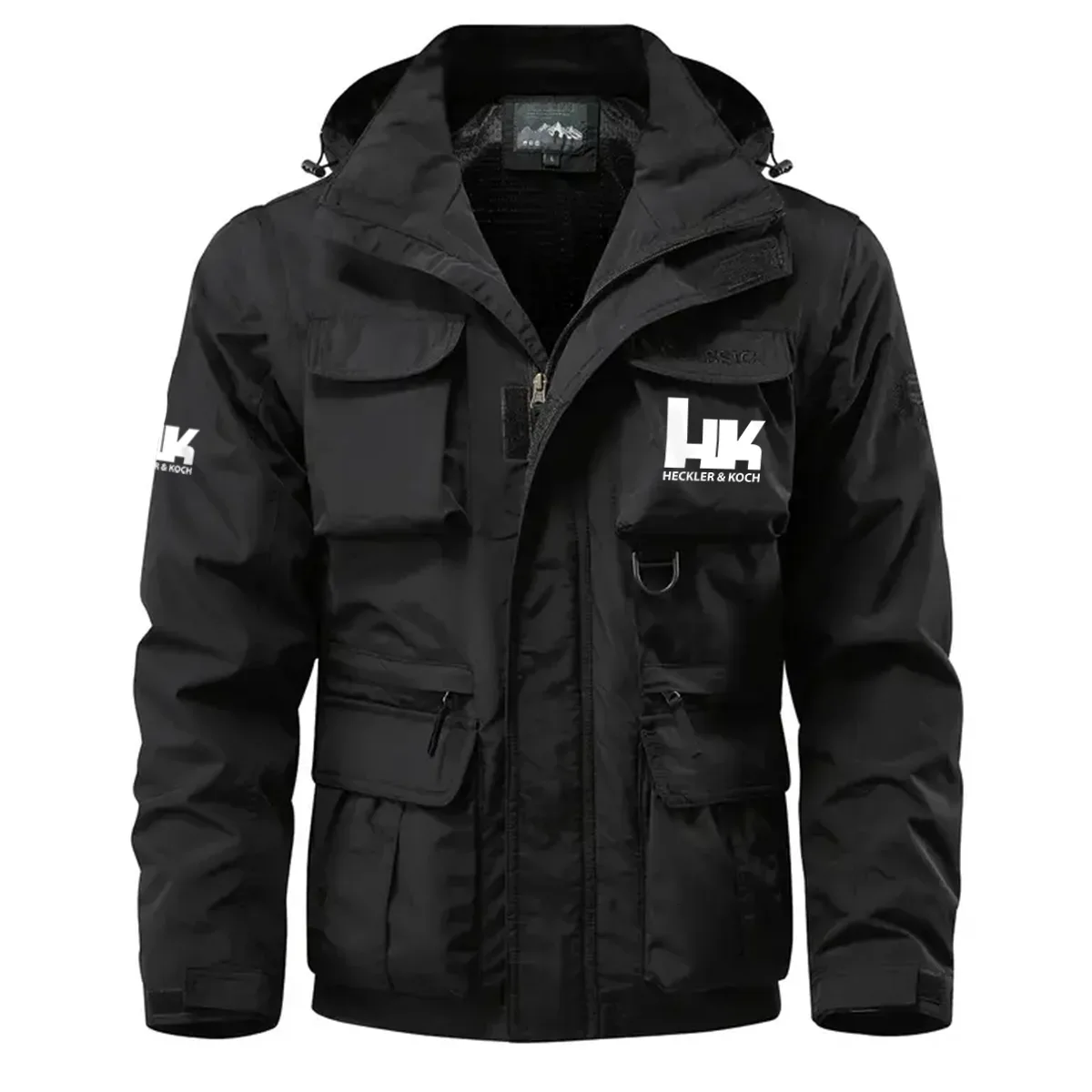 Heckler & Koch Exclusive Logo Waterproof Multi Pocket Jacket Detachable Hood and Sleeves OUHUMPJ0815HKZ – Heckler & Koch Gift