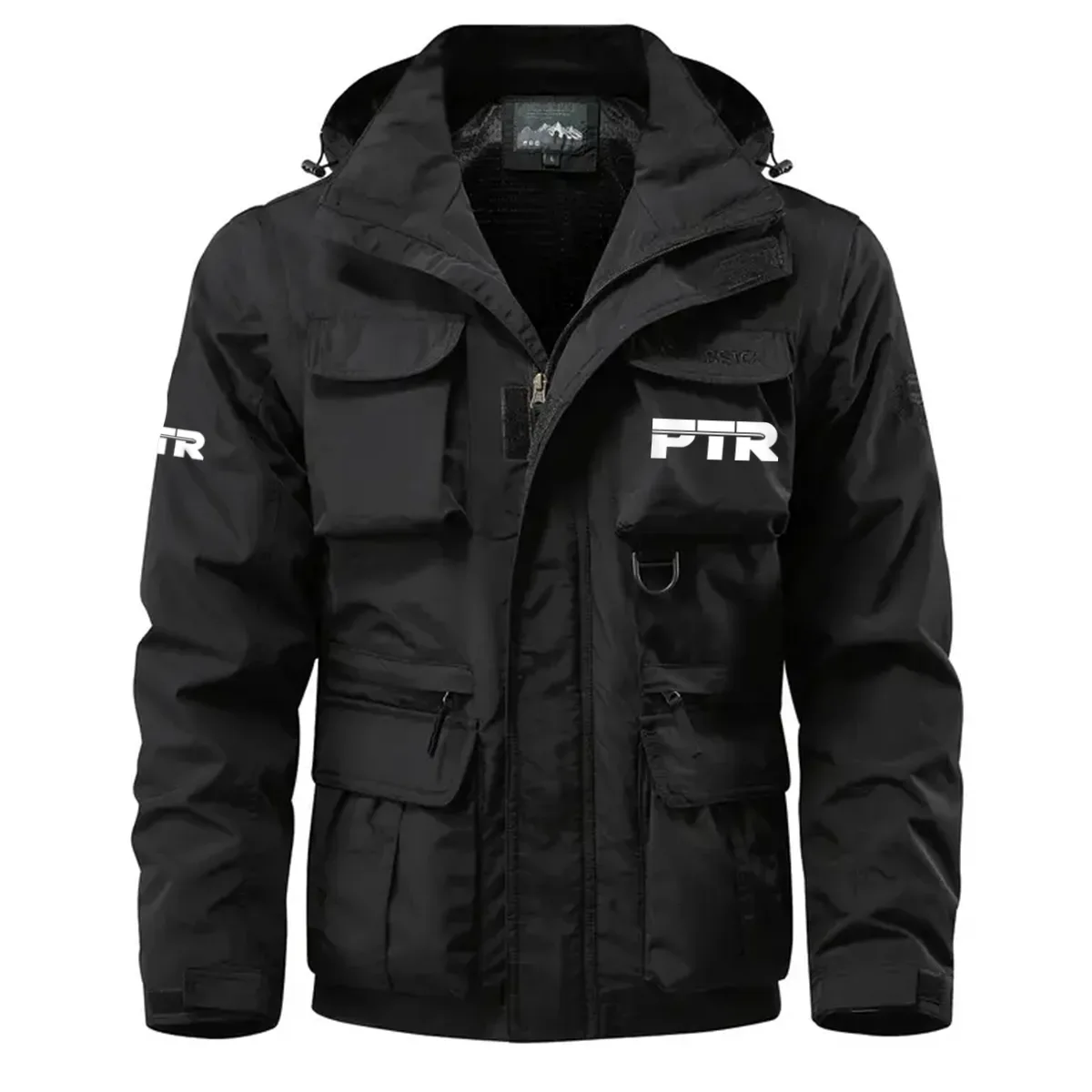PTR Industries Exclusive Logo Waterproof Multi Pocket Jacket Detachable Hood and Sleeves OUHUMPJ0815PTZ – PTR Industries Gift