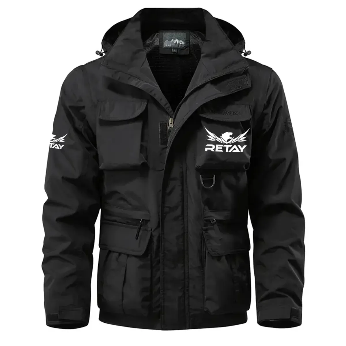 Retay Exclusive Logo Waterproof Multi Pocket Jacket Detachable Hood and Sleeves OUHUMPJ0815REZ – Retay Gift