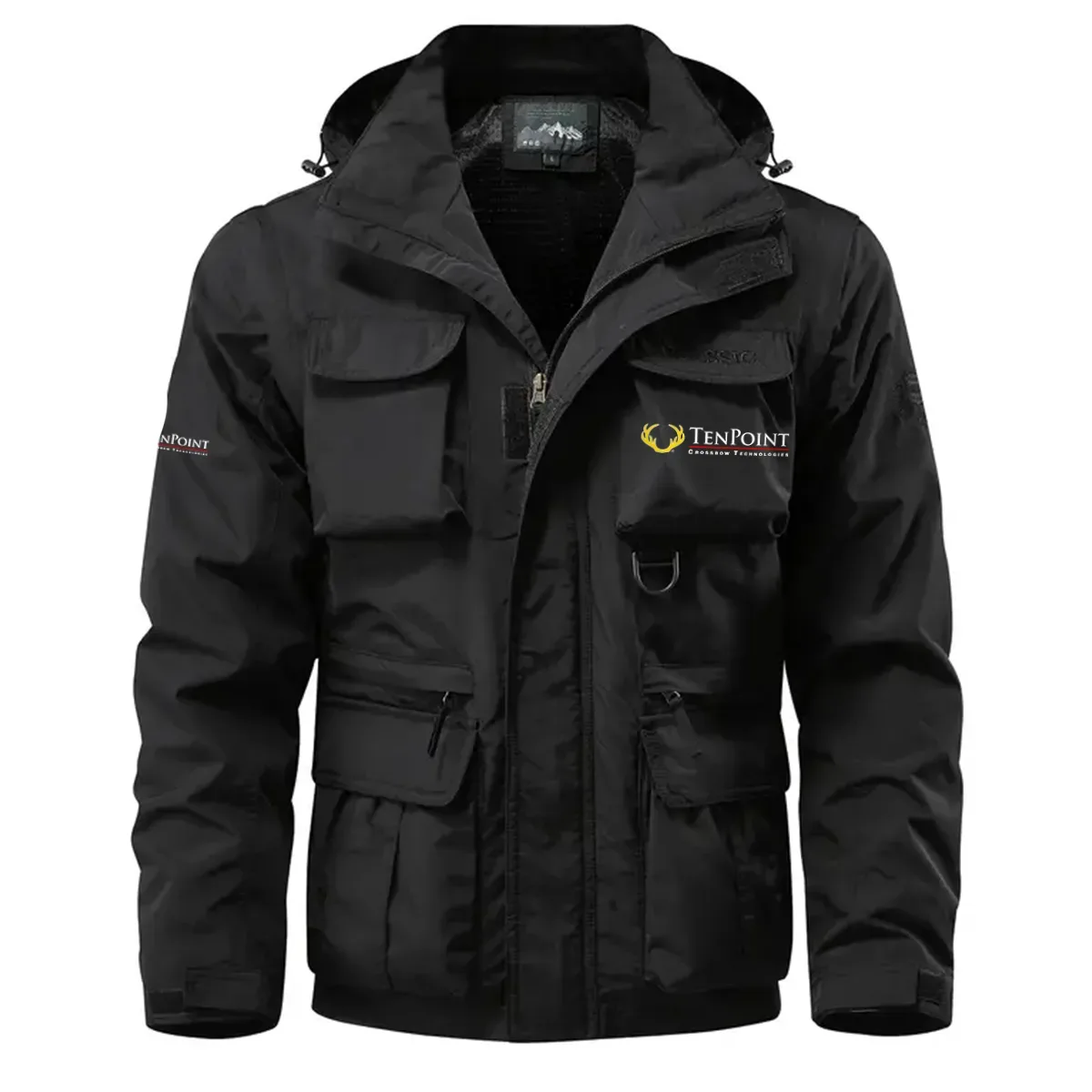 TenPoint Crossbow Exclusive Logo Waterproof Multi Pocket Jacket Detachable Hood and Sleeves OUHUMPJ0815TPZ – TenPoint Crossbow Gift